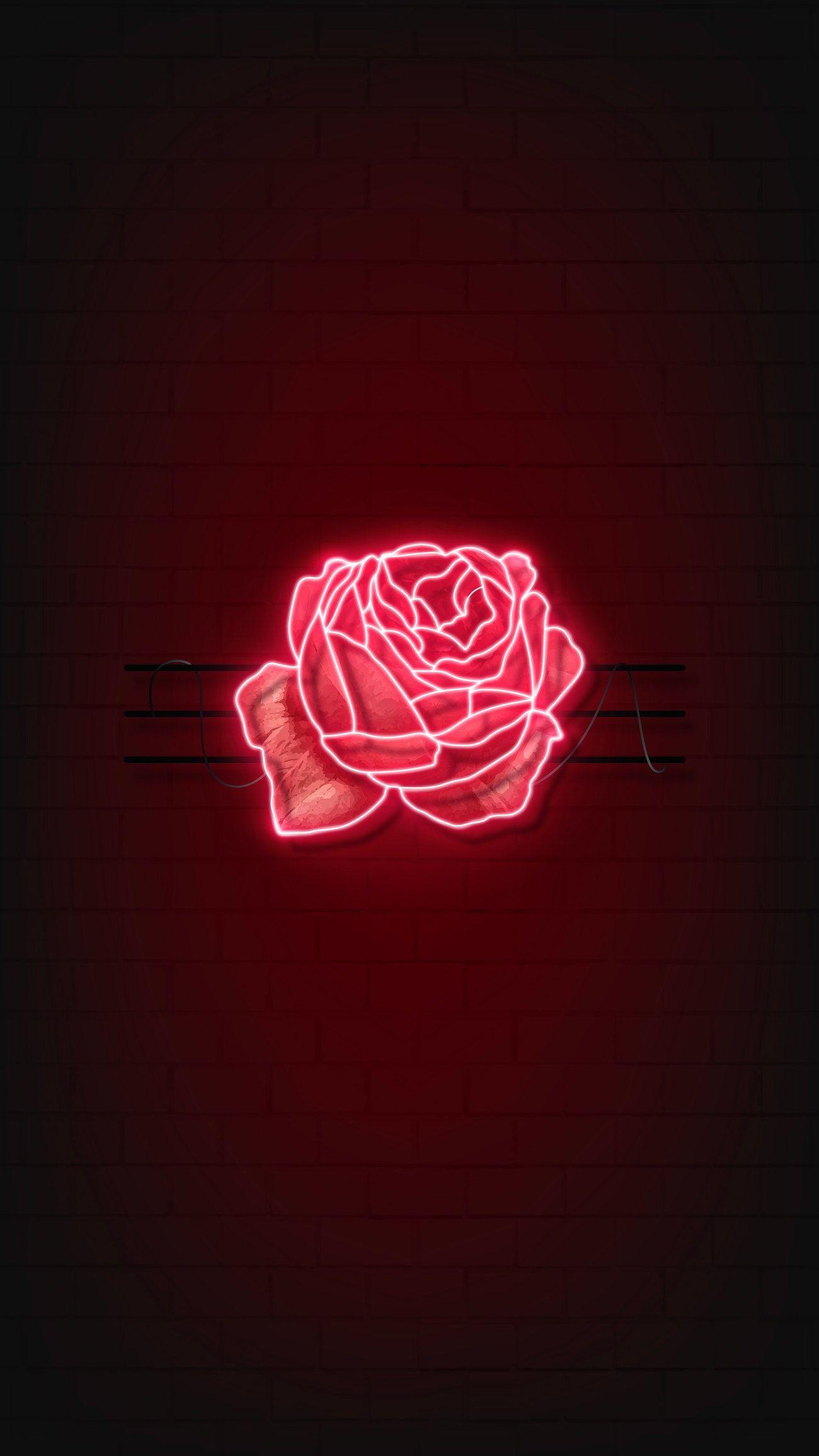1300x2311 Red Rose Background Image