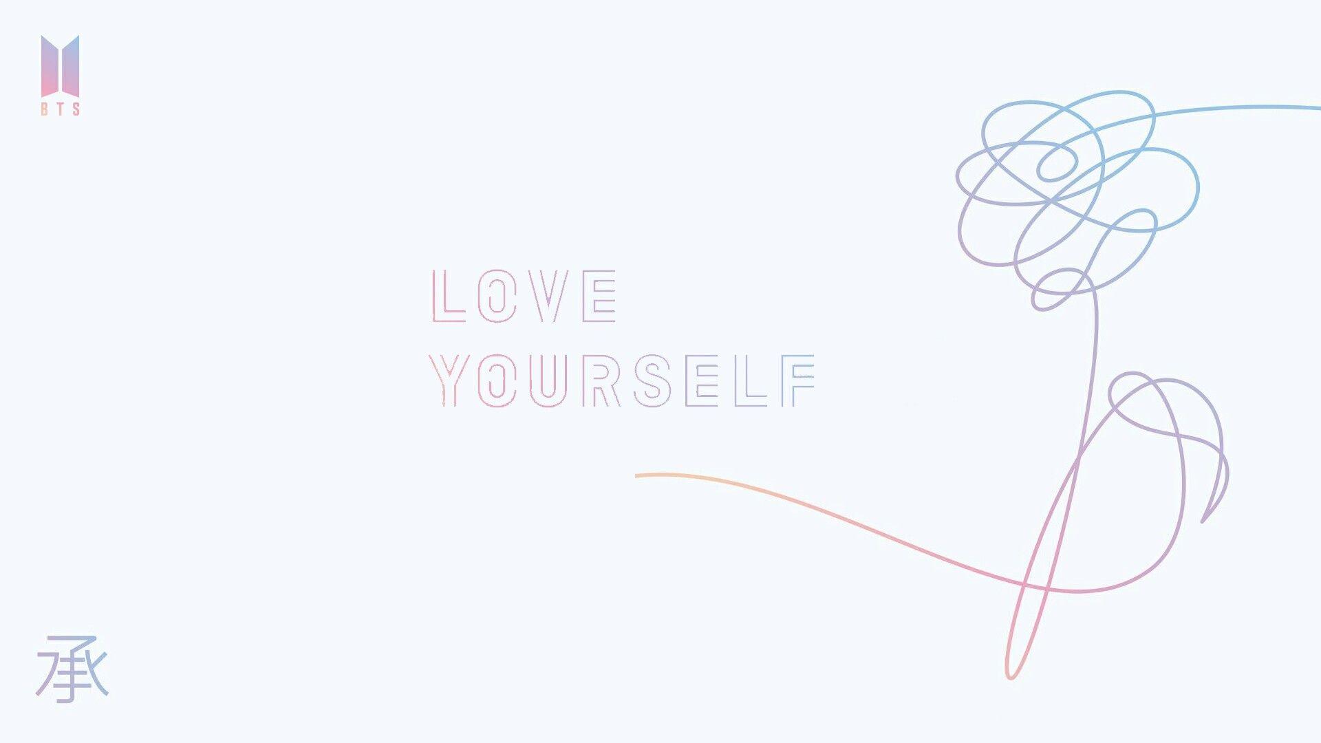 Love Yourself Answer Aesthetic Bts Laptop Wallpaper Hd - bmp-extra