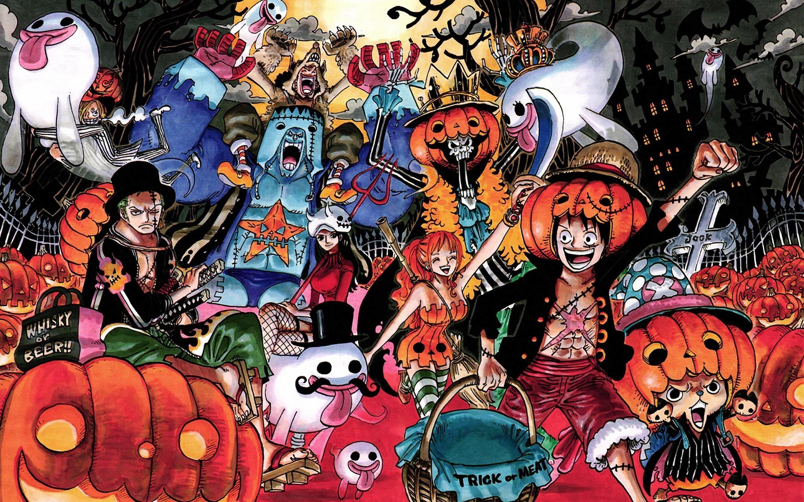 One Piece Halloween Wallpapers - Top Free One Piece Halloween Backgrounds -  WallpaperAccess