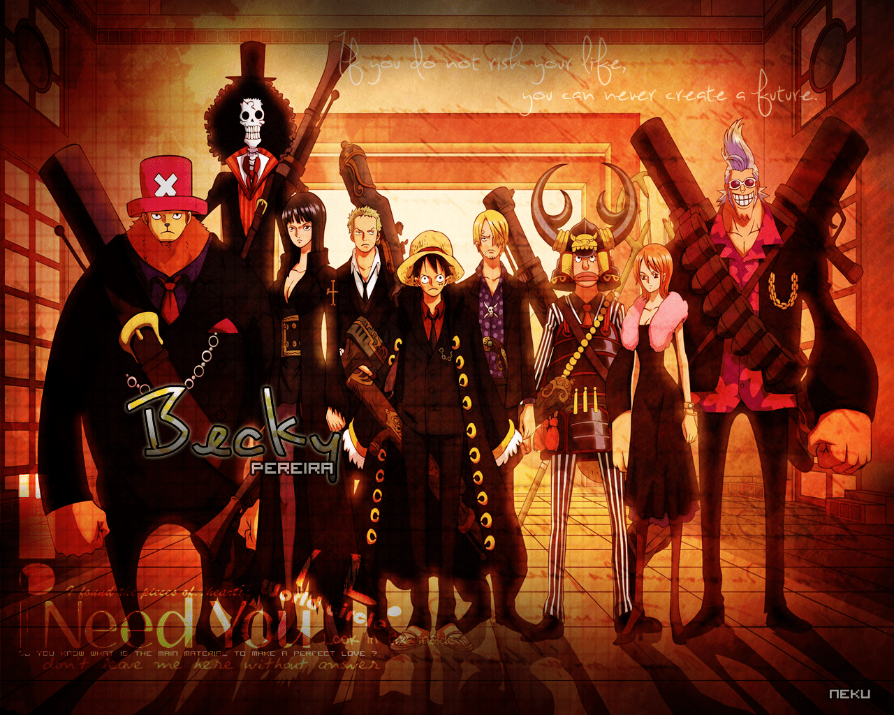 1280x1024 One Piece Awesome Art HD Wallpaper