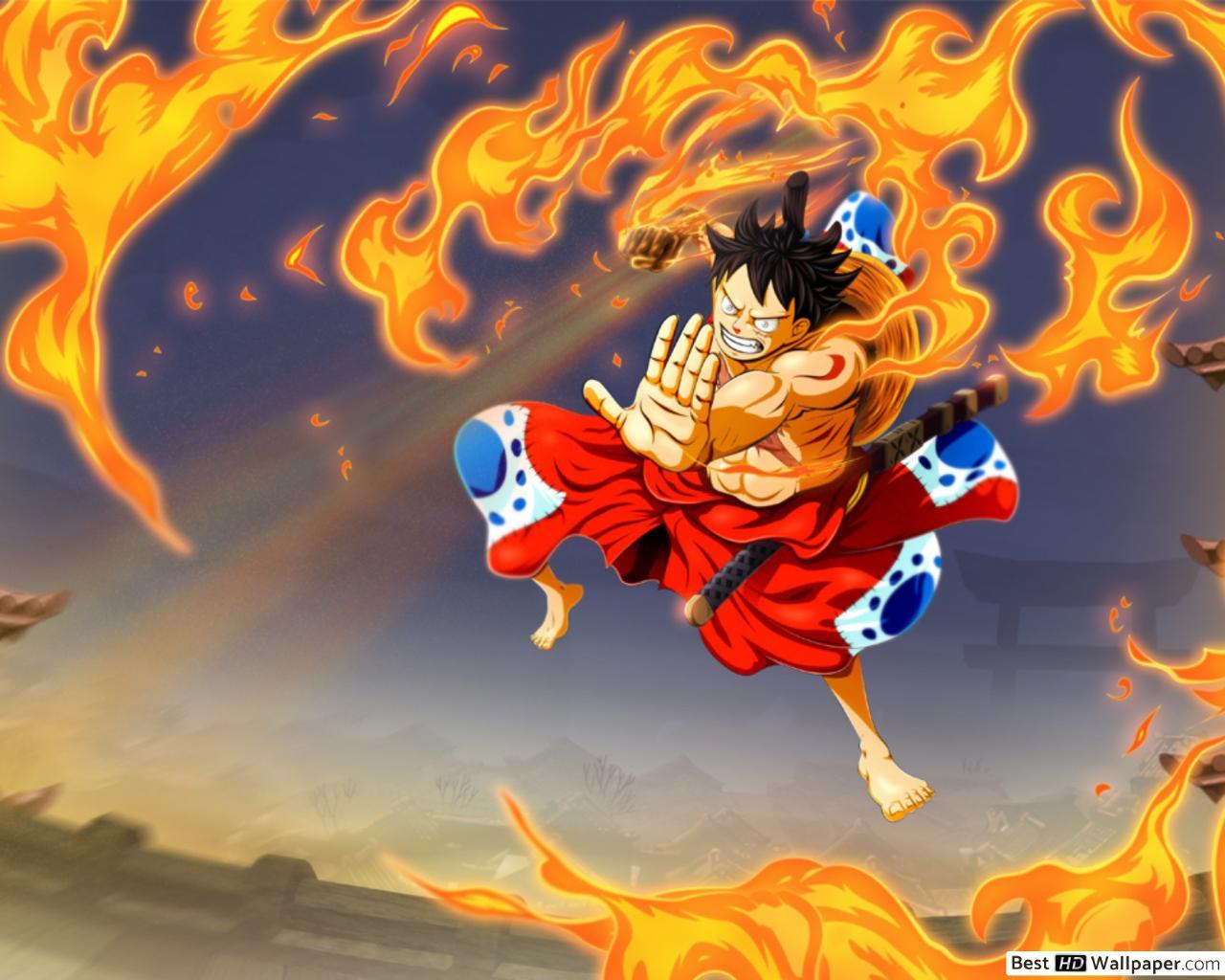1280x1024 One Piece Gun, Monkey D. Luffy HD wallpaper download
