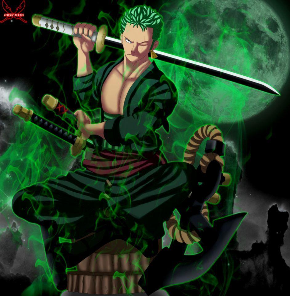 942x962 Painting Art Roronoa Zoro One Piece Wallpaper