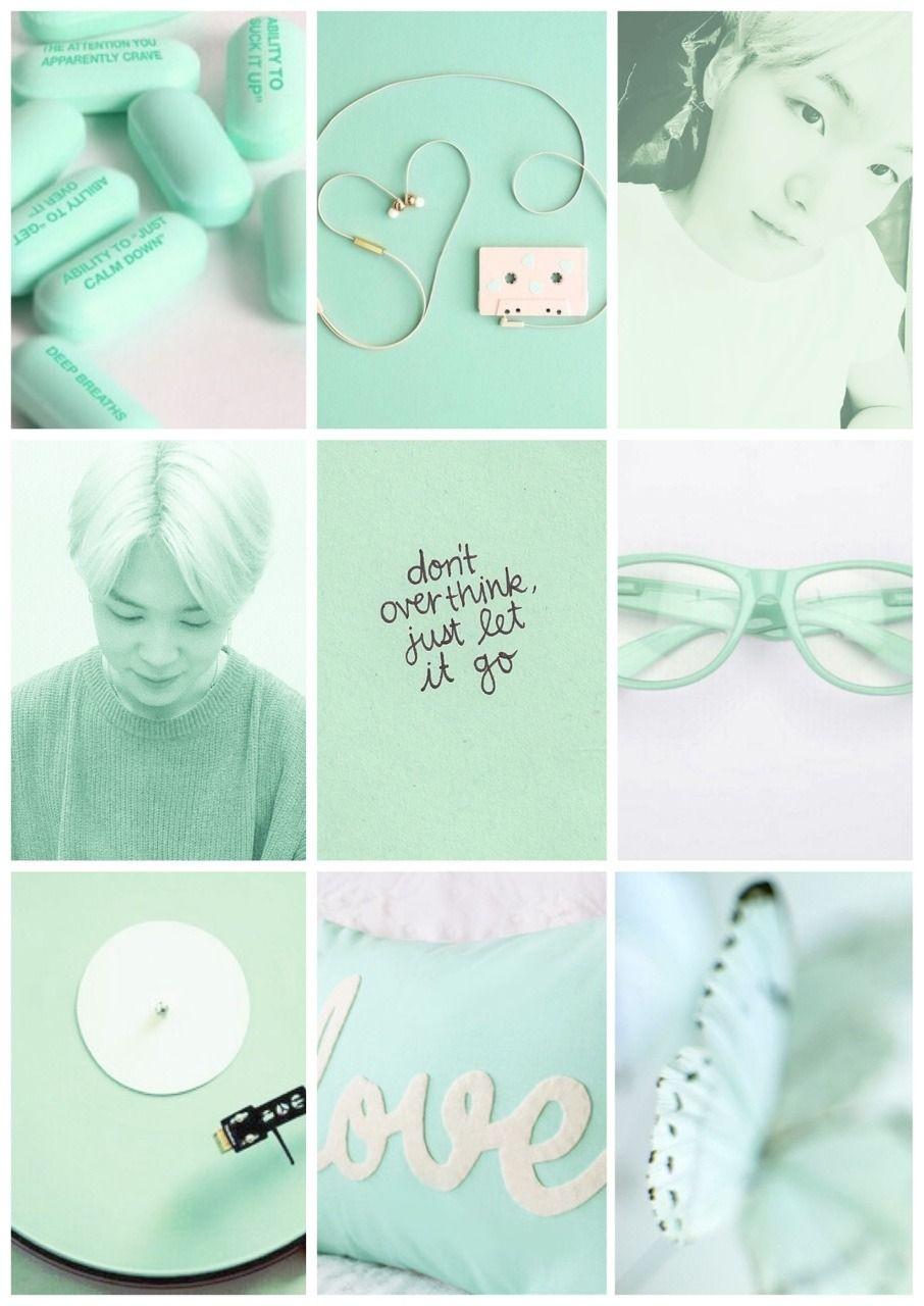 906x1280 Pastel Green Aesthetic Wallpaper