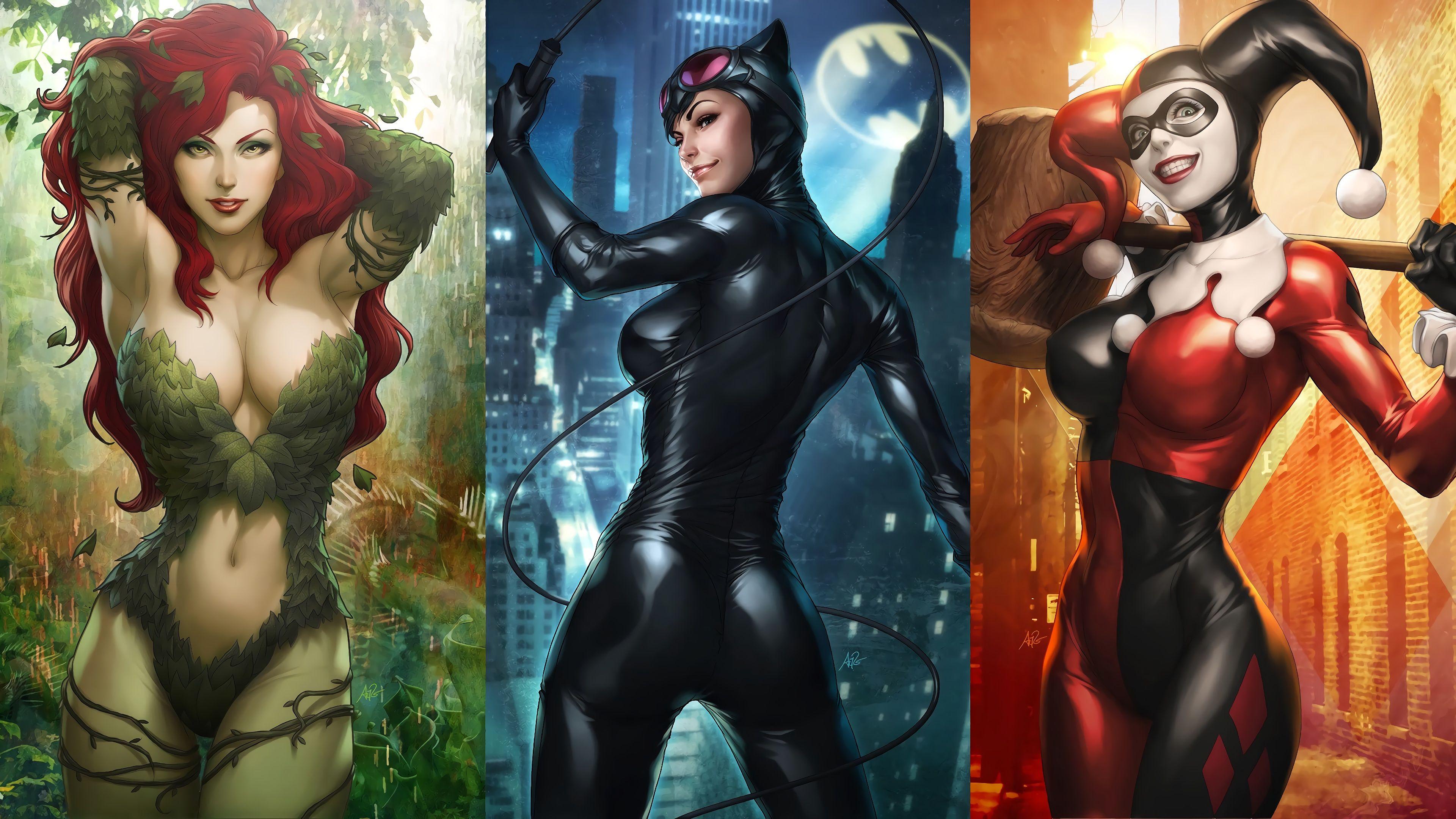 3840x2160 Poison Ivy 4K 8K HD DC Wallpaper