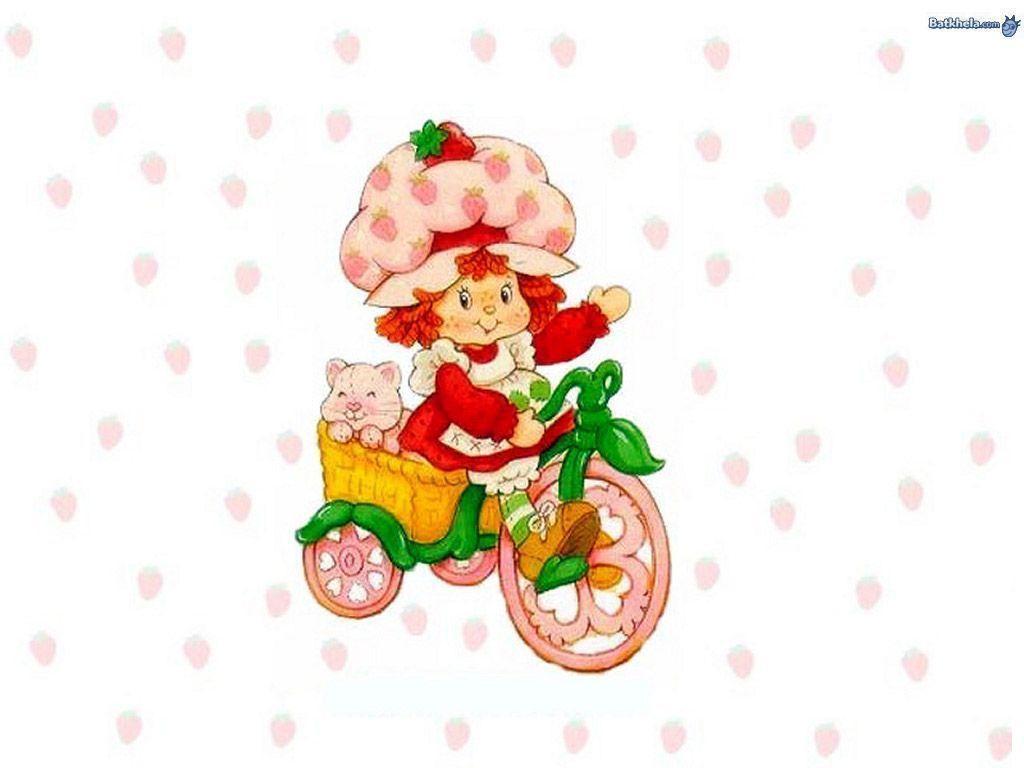 1024x768 Strawberry Shortcake Background