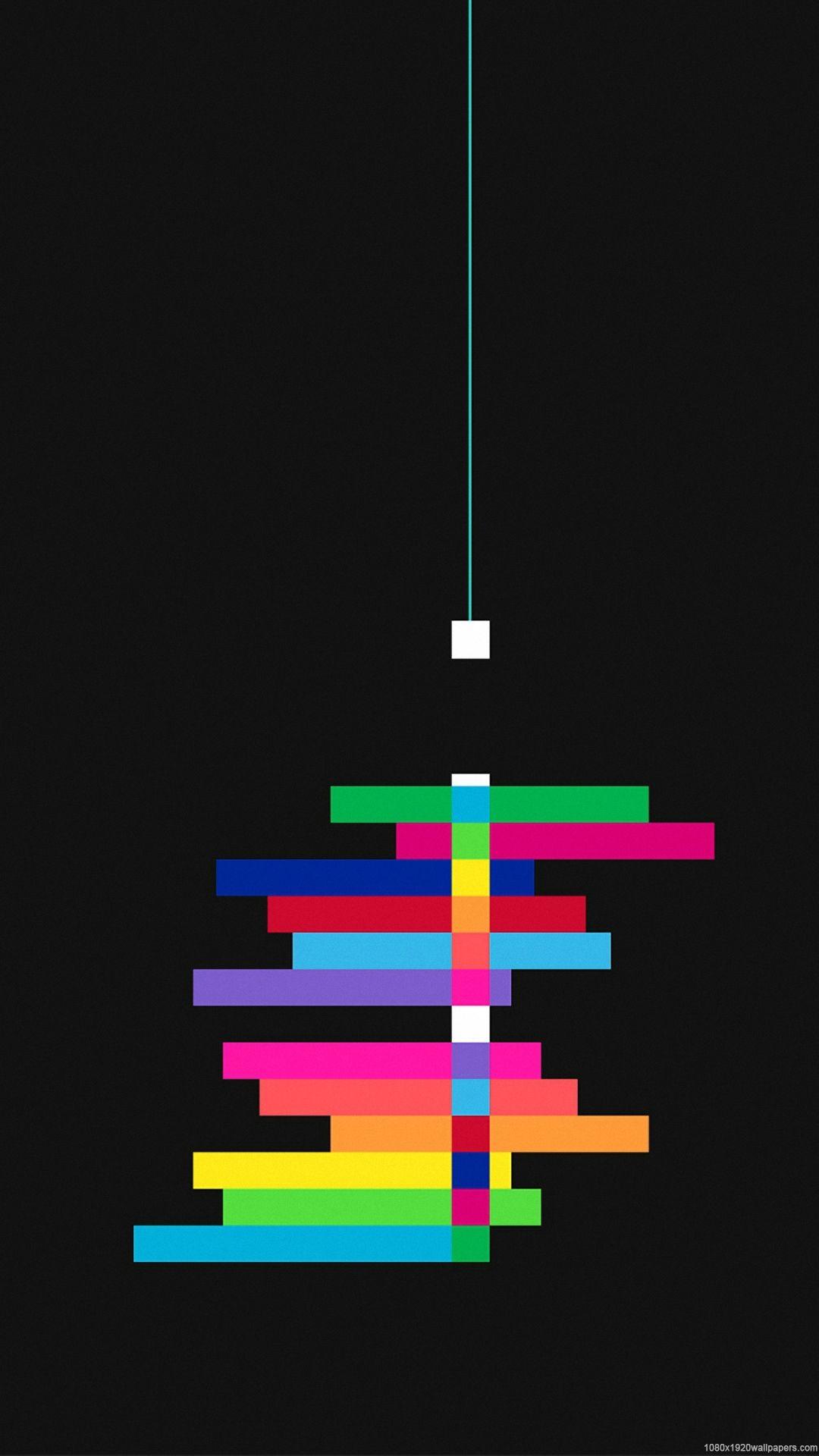 1080x1920 Colorful Wave Wallpaper HD