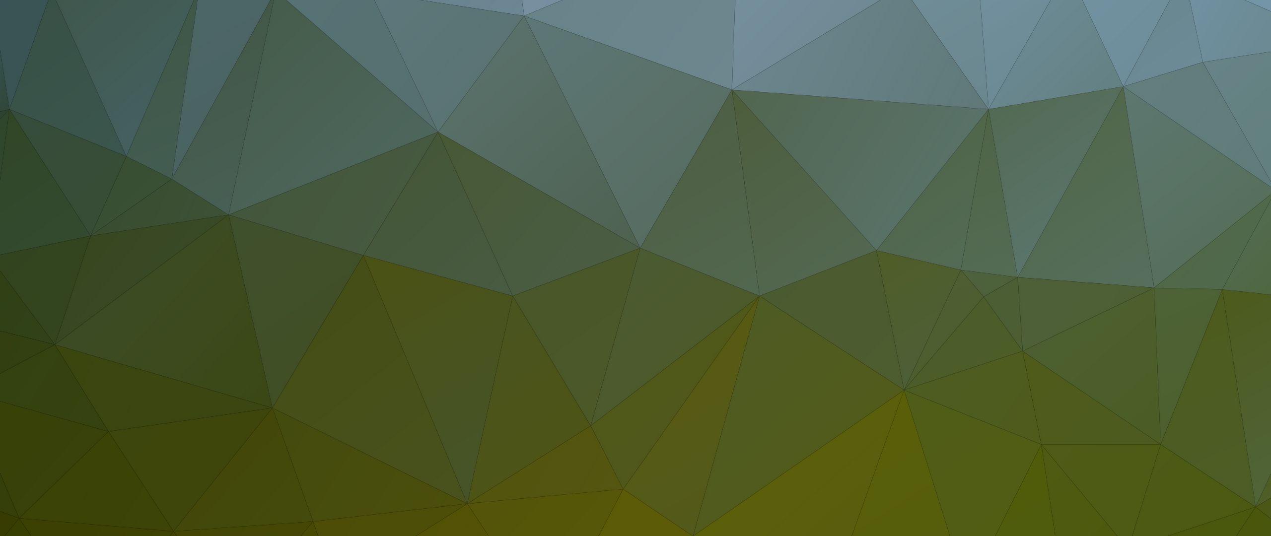 2560x1080 Download wallpaper 2560x1080 polygon, triangles, gradient, convex, geometric dual wide 1080p HD background