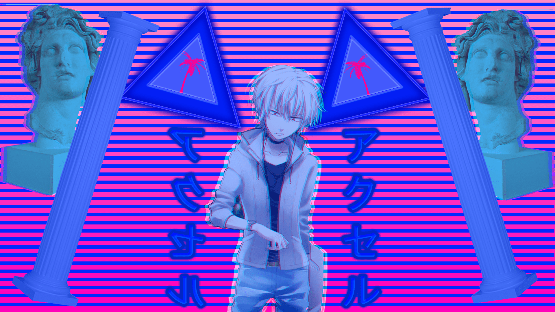 1920x1080 New vaporwave pic i made this time with accelerator this time a wallpaper for desktop or lapp resolution hope you enjoy