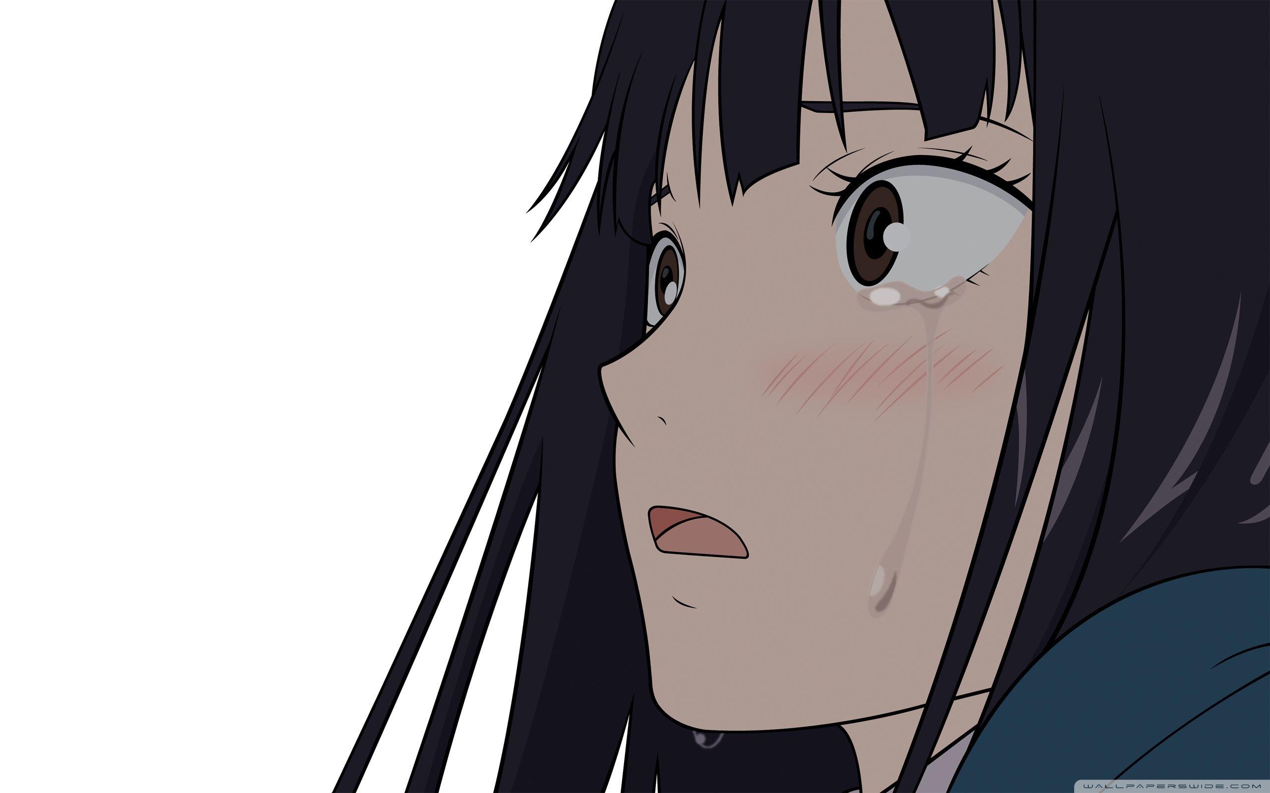 Crying Girl Anime gambar ke 2