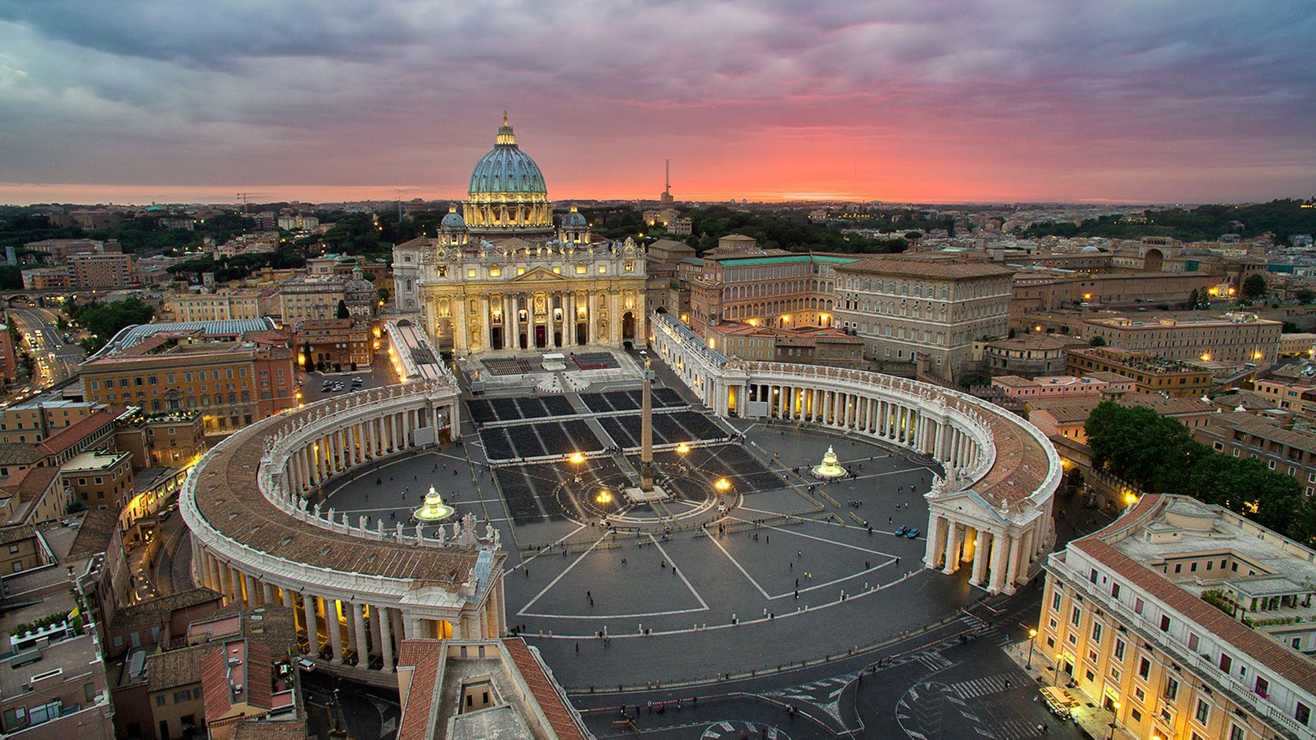 1920x1080 Vatican City, A City State Surrounded By Rome, Italy, Is The Headquarters Of The Roman Catholic Church Desktop HD Wallpaper :