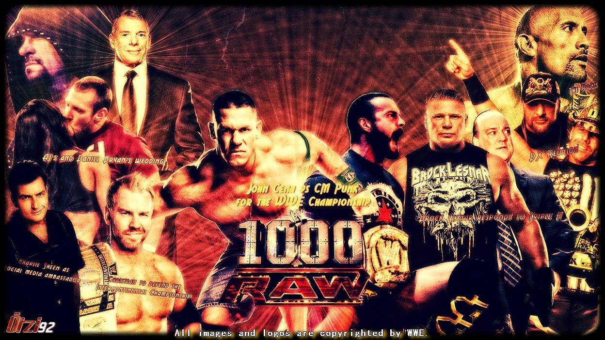 1248x702 Free download WWE Raw 1000th Episode Wallpaper WWE on Wrestling Media [1248x702] for your Desktop, Mobile & Tablet. Explore Wwe Raw Wallpaper. Undertaker Wallpaper, Wwe Desktop Wallpaper, New WWE Wallpaper