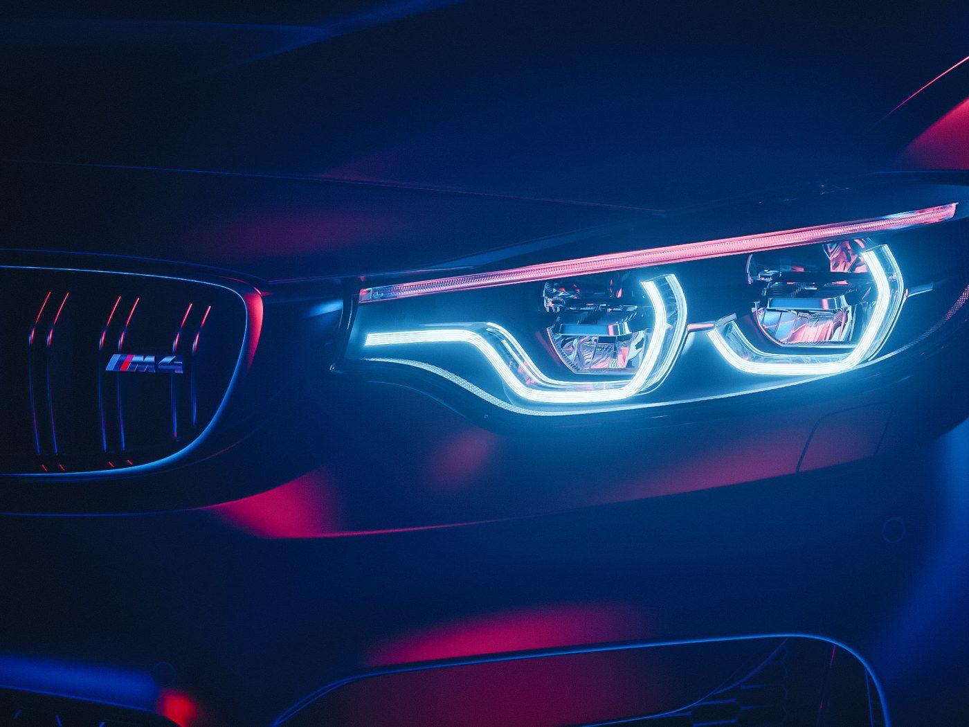 1400x1050 Neon Wallpaper • Wallpaper Matte Gray BMW Vehicle, BMW M Car, Cyan, Pink, Neon, Neon Glow • Wallpaper For You The Best Wallpaper For Desktop & Mobile