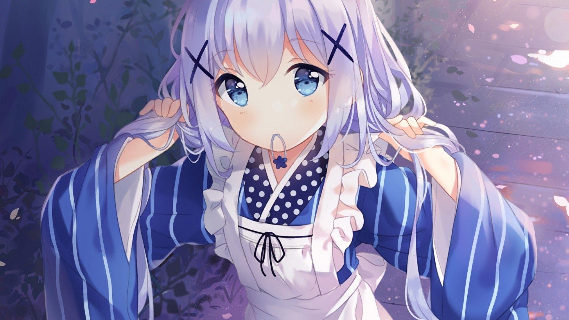 1920x1080 Download 1920x1080 Kafuu Chino, Gochuumon Wa Usagi Desu Ka, Apron, Moe, Cute Wallpaper for Widescreen