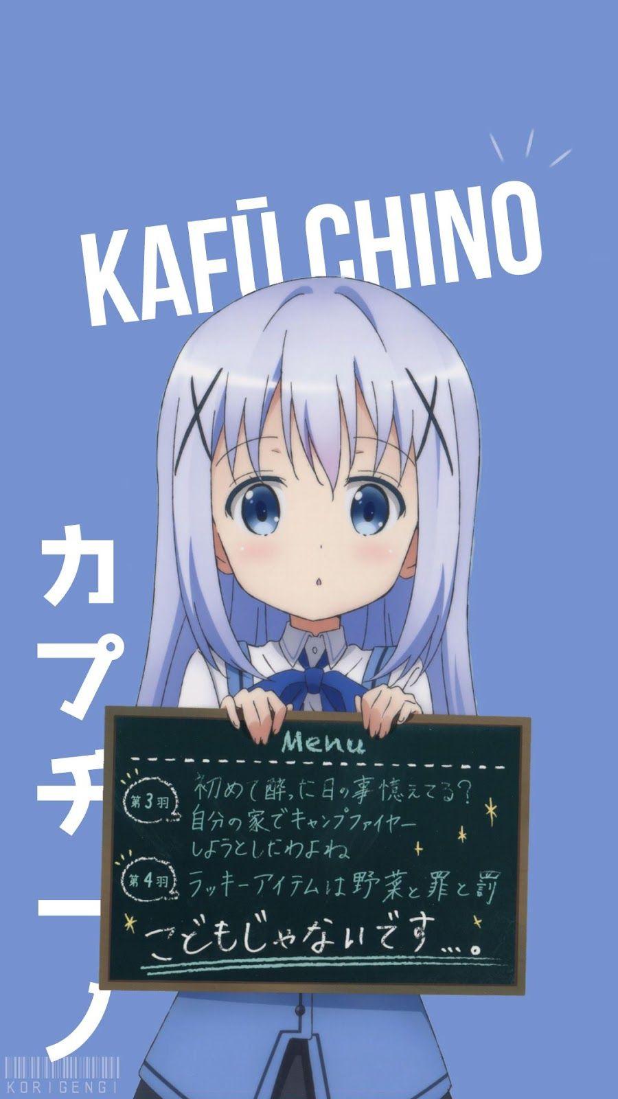 900x1600 Kafuu Chino v3. Manga anime, Karakter animasi, Seni anime
