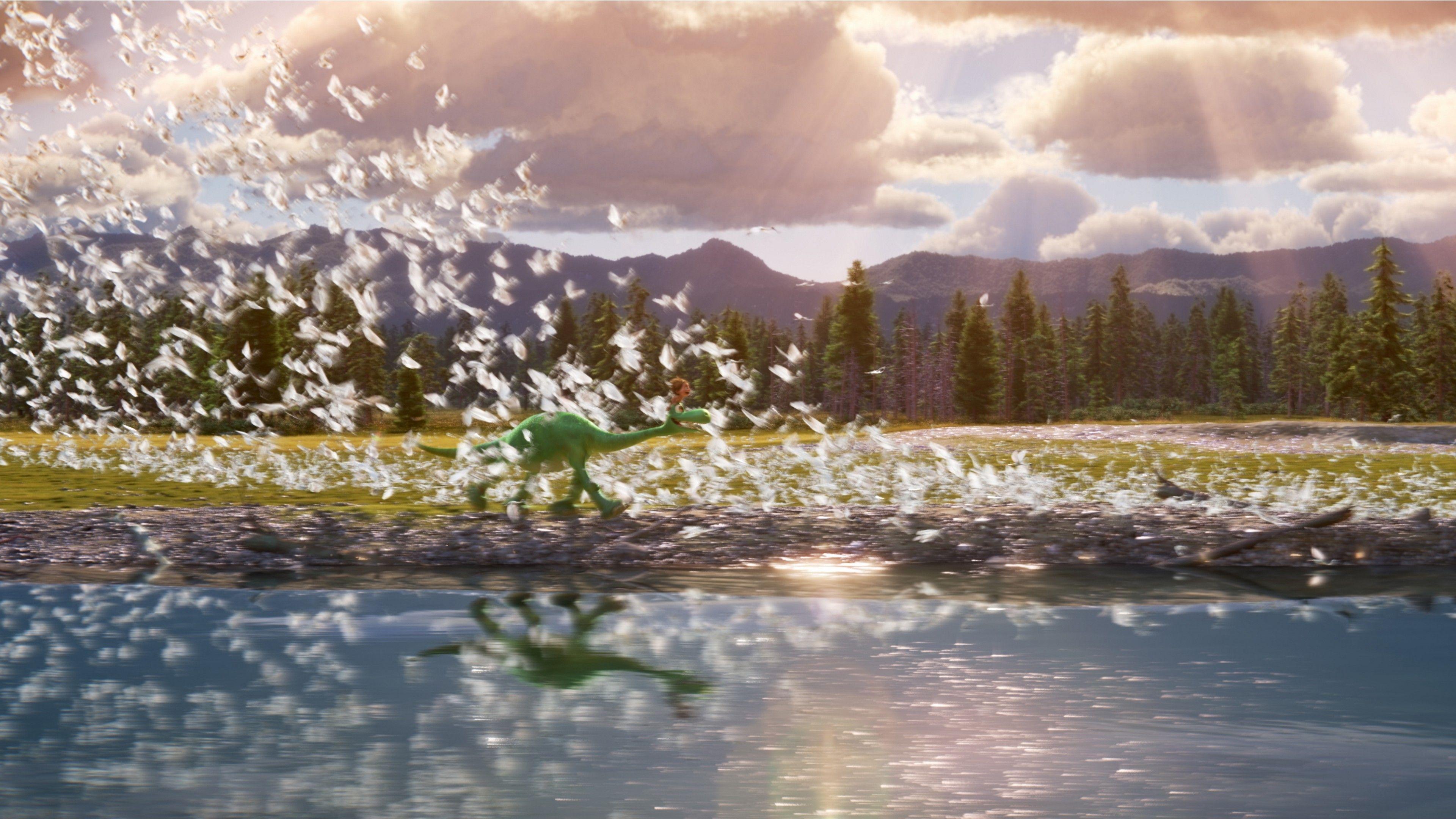 3840x2160 Wallpaper The Good Dinosaur, dinosaur, Brachiosaurus, Pixar, Movies