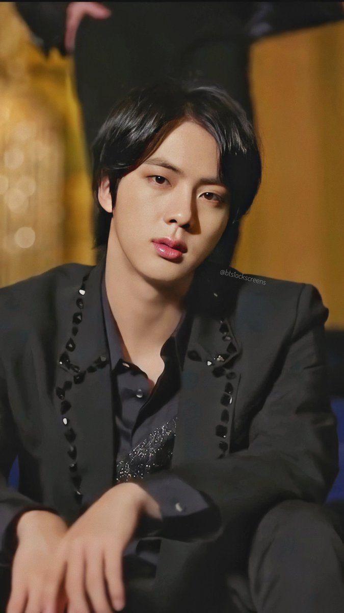 BTS Jin Black Wallpapers - Top Free BTS Jin Black Backgrounds -  WallpaperAccess