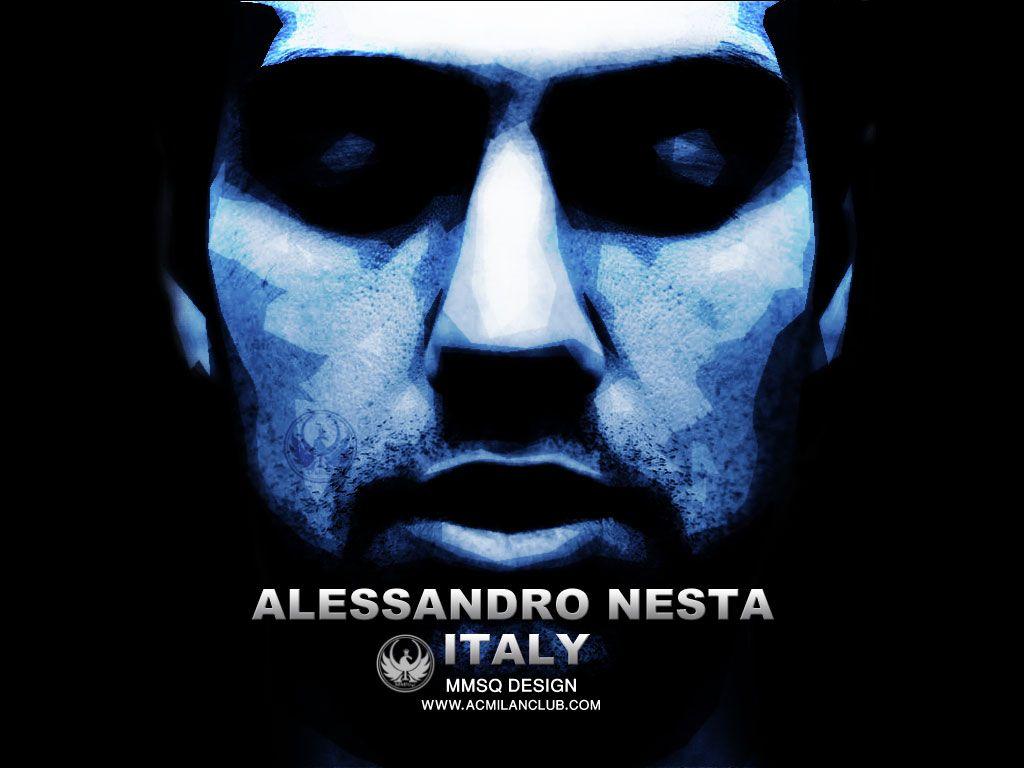 1024x768 International Football Wallpaper: Alessandro Nesta Wallpaper