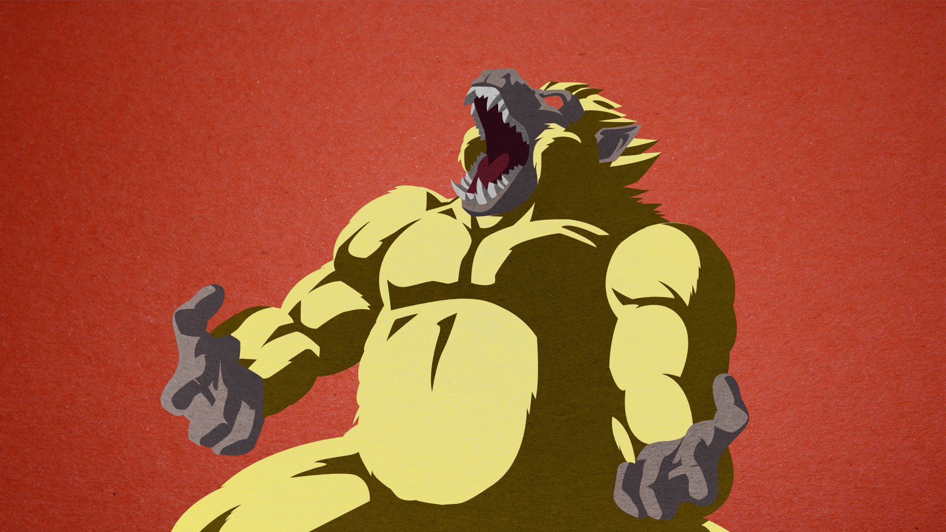1920x1080 OC DragonBall Z / GT Minimalist Art Wallpaper