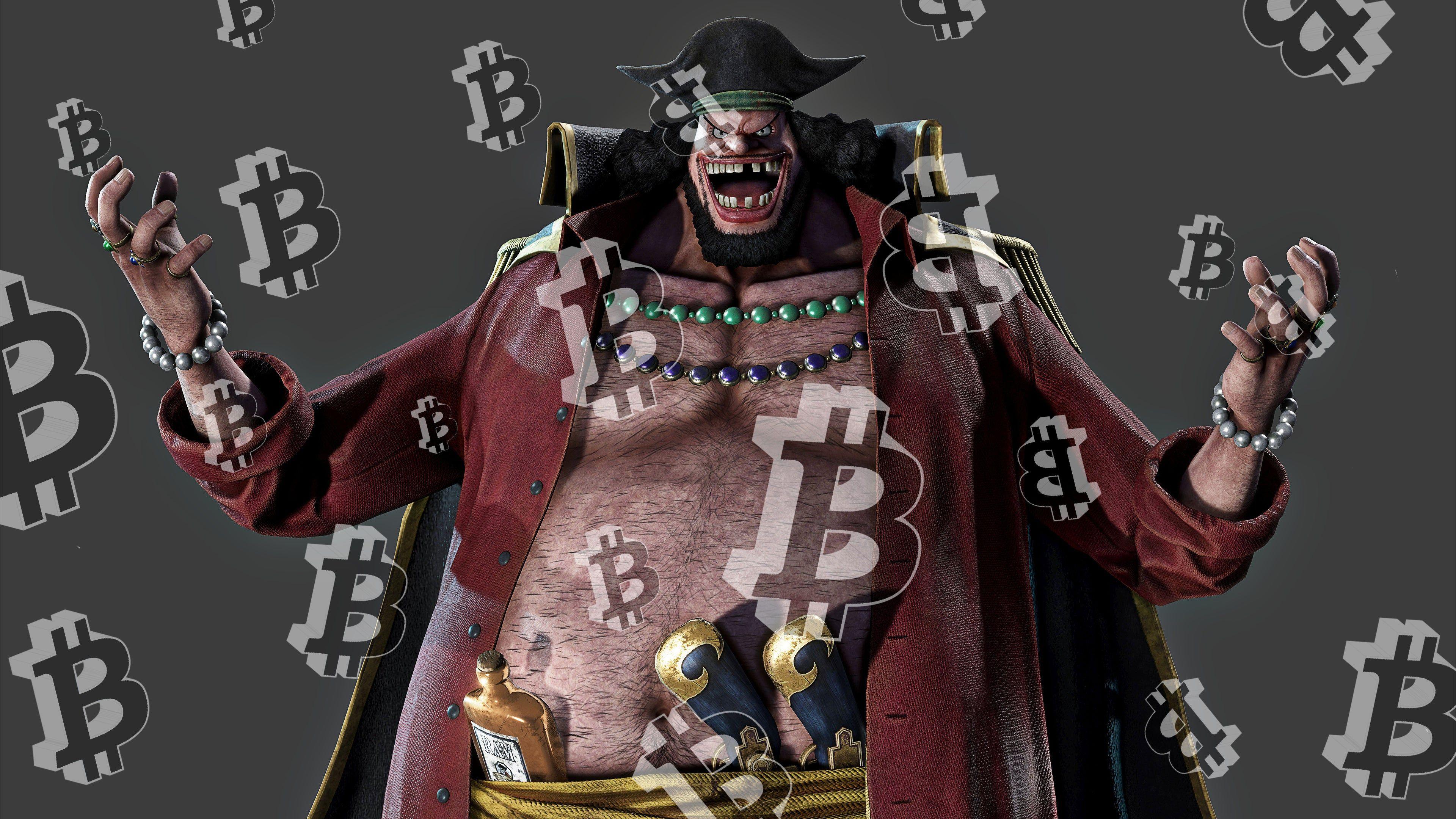 3840x2160 Bitcoins Everywhere Inverted Blackbeard Marshall D Teach Jump Force X7026 Wallpaper
