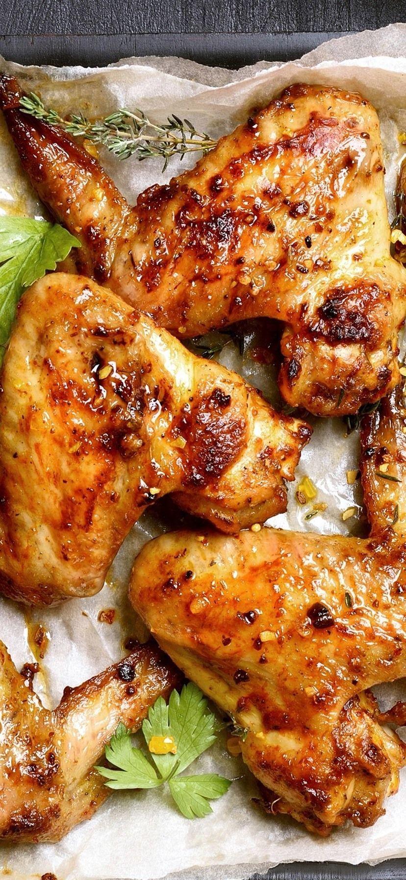 828x1792 Bbq Wings Wallpaper