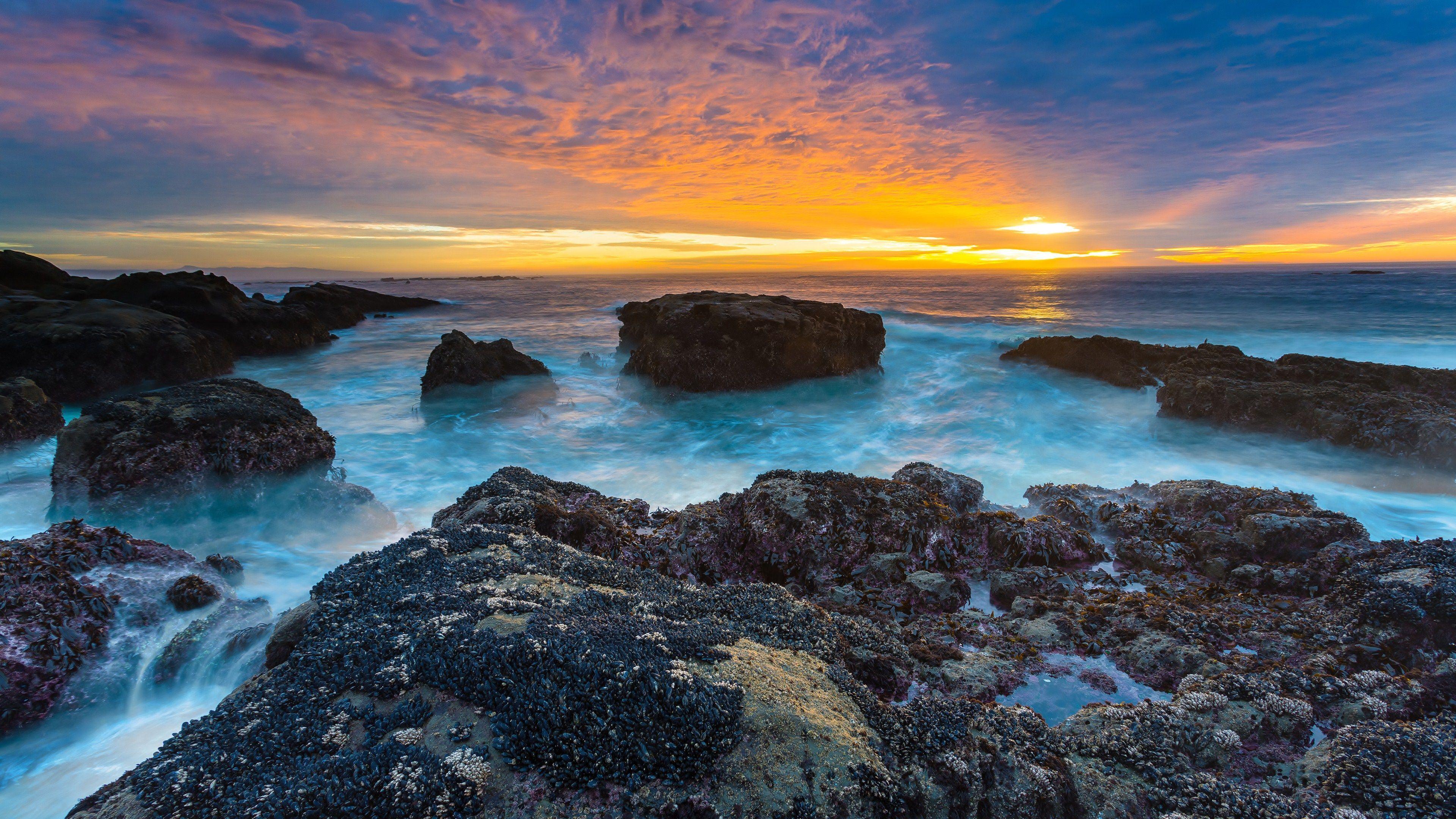 3840x2160 Sea Shore Wall Paper