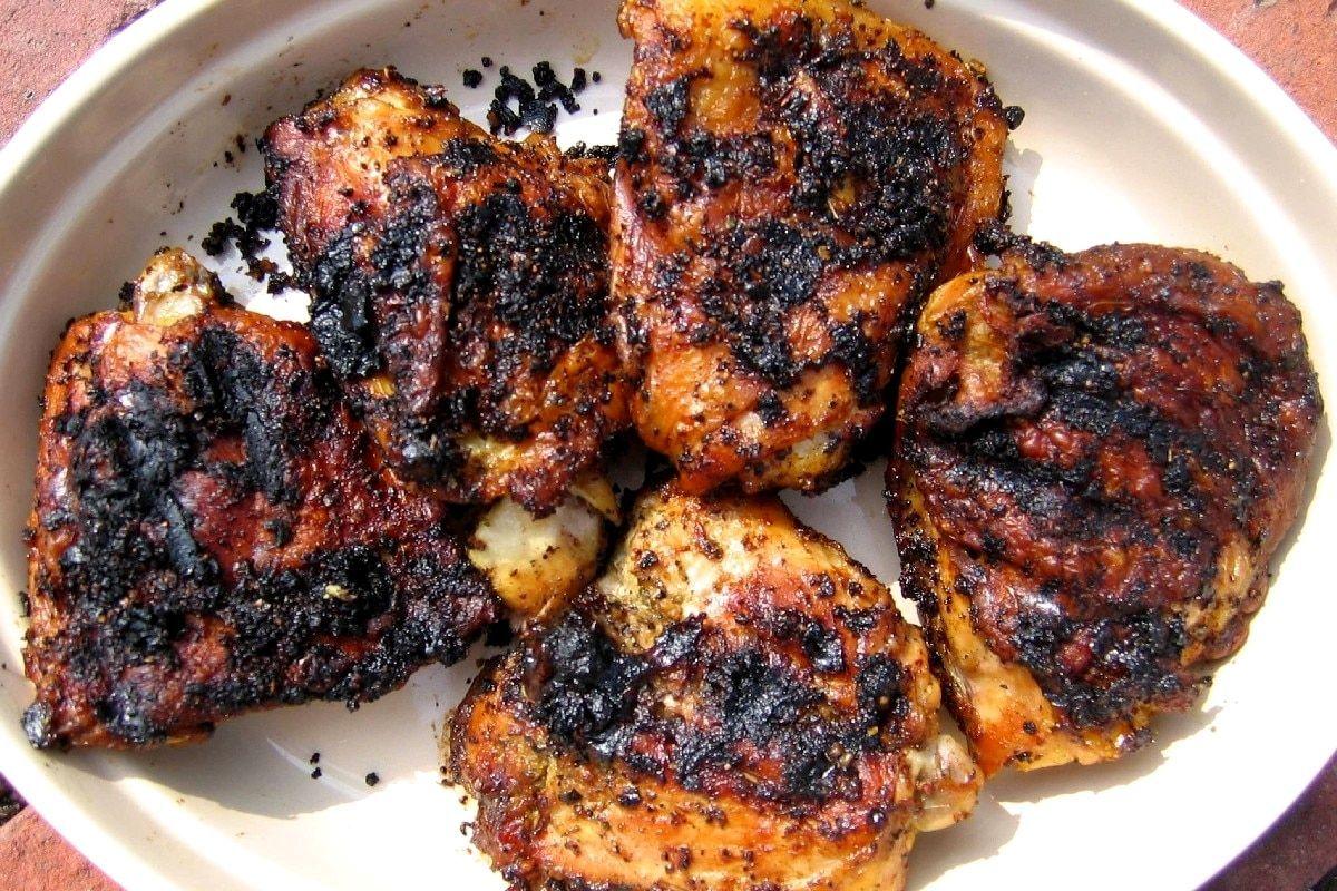 1200x800 Thai Grilled Chicken Thighs Kitchme Chicken Thigh Marinade Bbq. Grilled chicken recipes, Grilled chicken thighs, Grilled chicken
