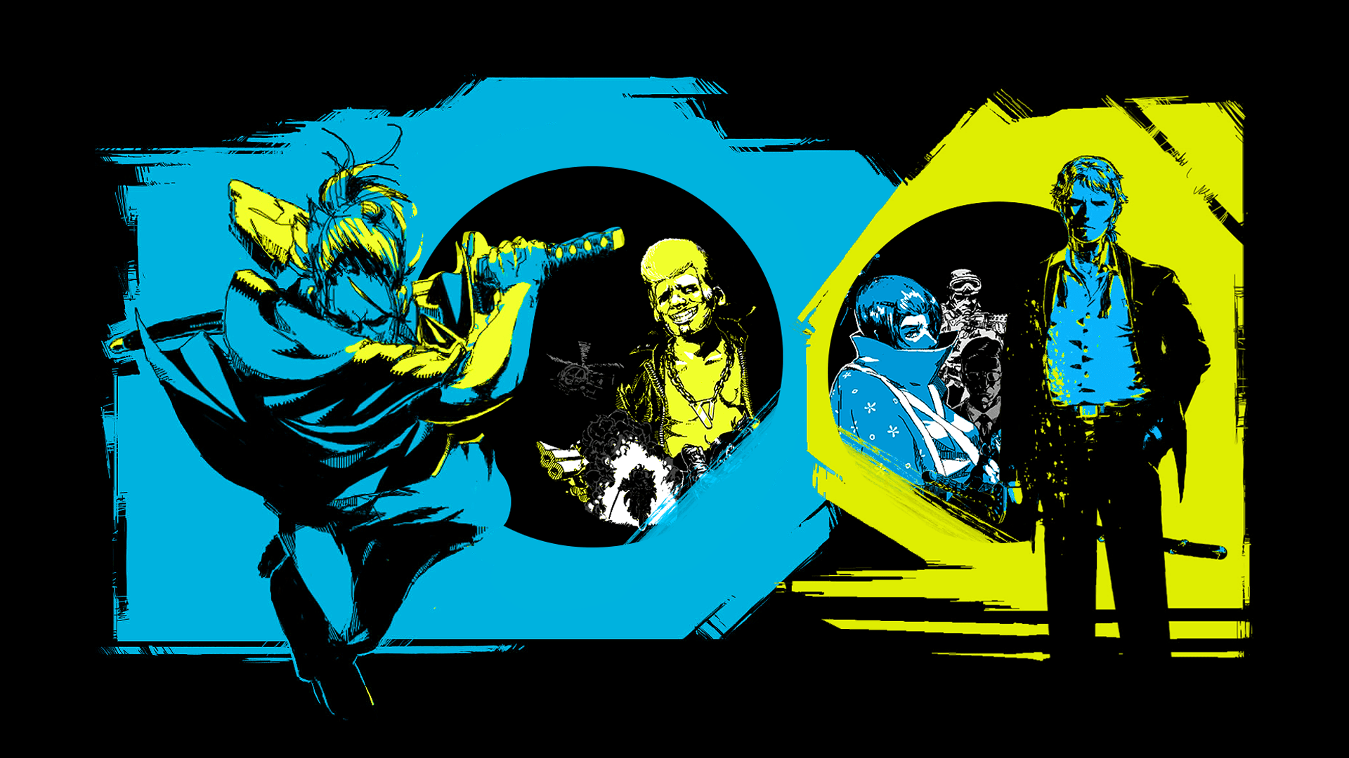 1920x1080 Katana Zero Wallpaper. Zero, Fifteen, V and Snow + Therapist