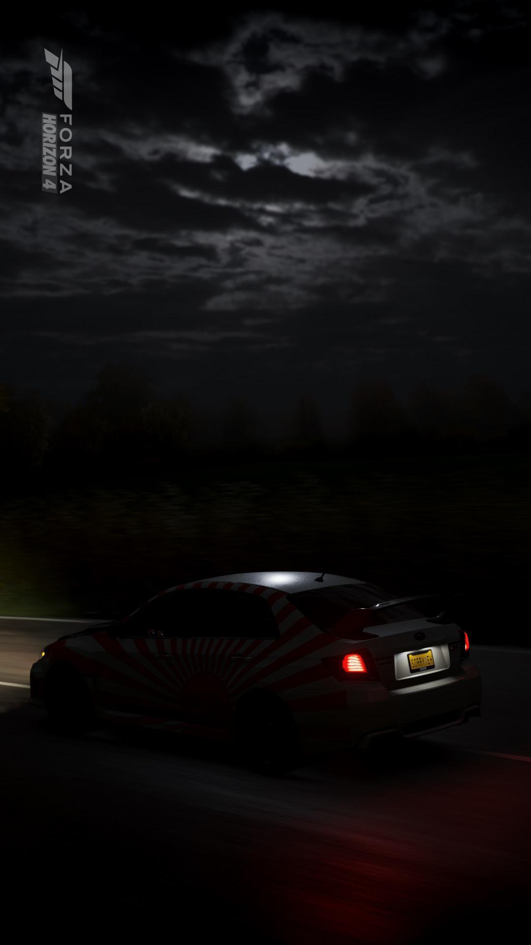 1080x1920 Night drive. Turns out you can use Forza to make custom phone wallpaper