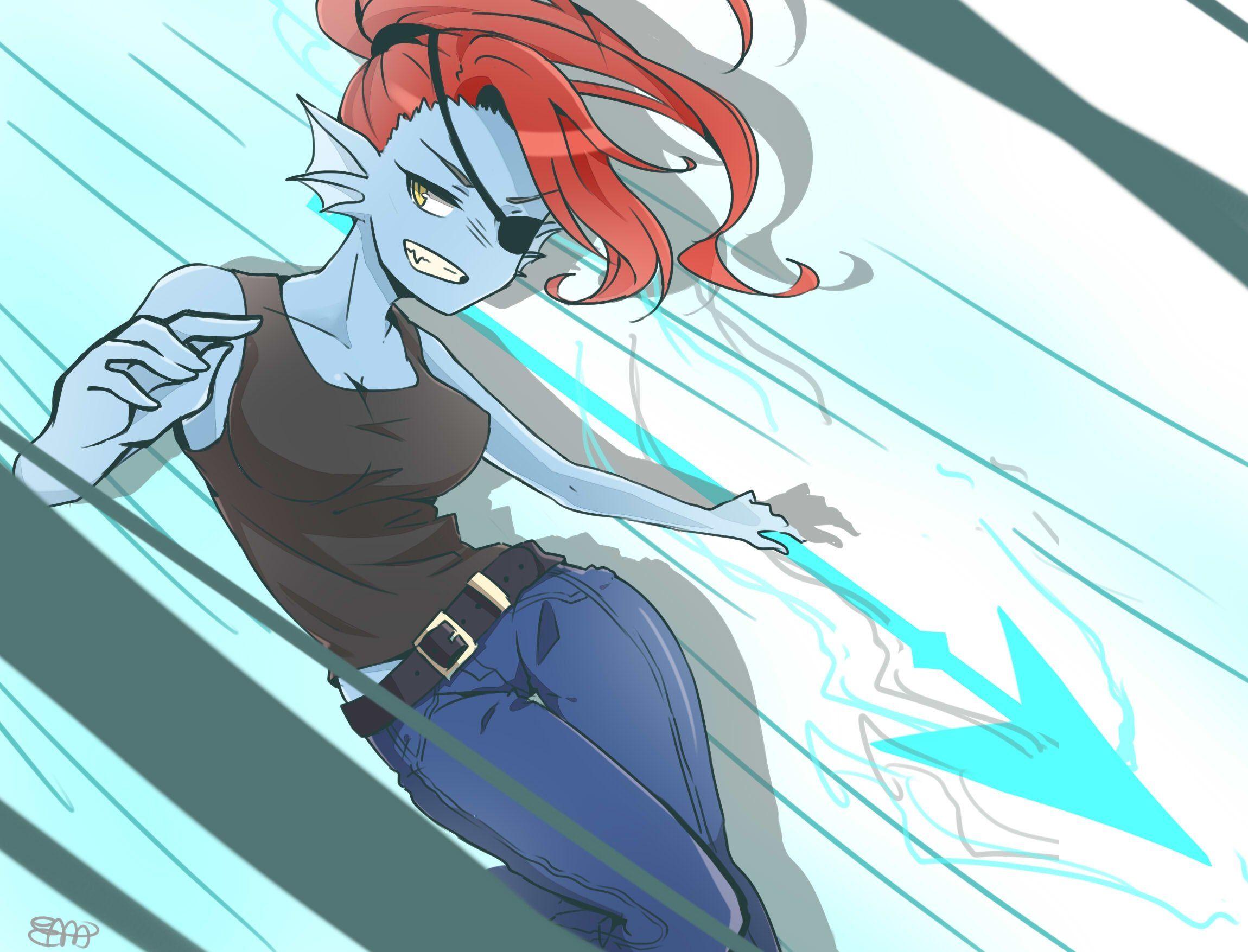 2300x1755 Anthropomorphism cropped undertale undyne wallpaperx1755