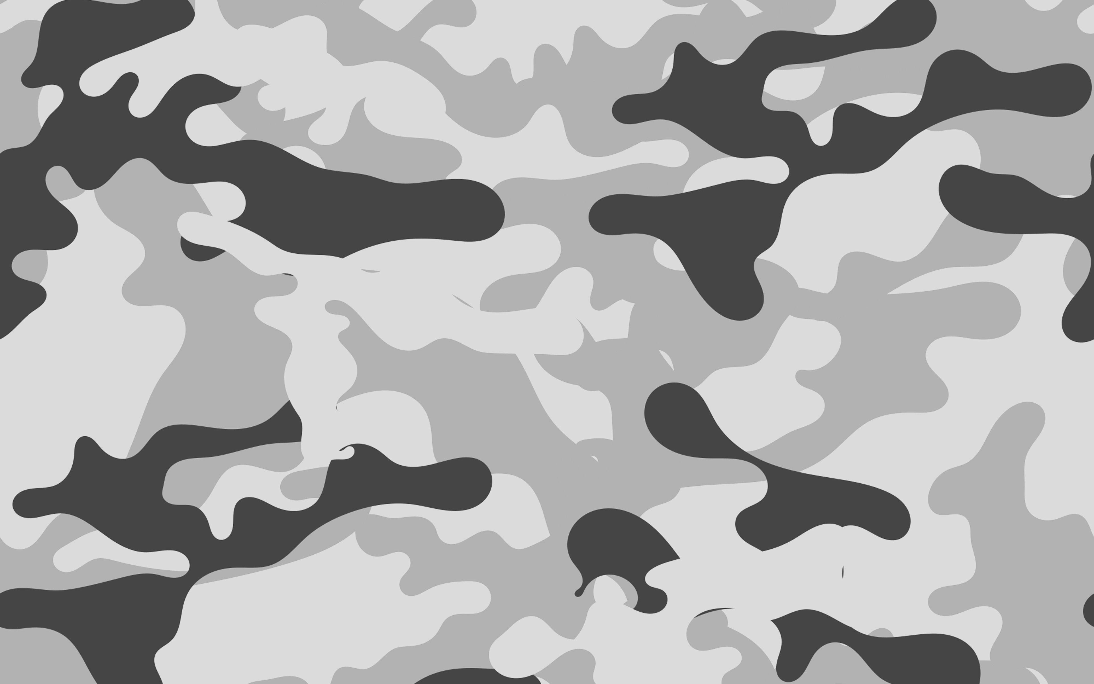 White Camo Wallpaper