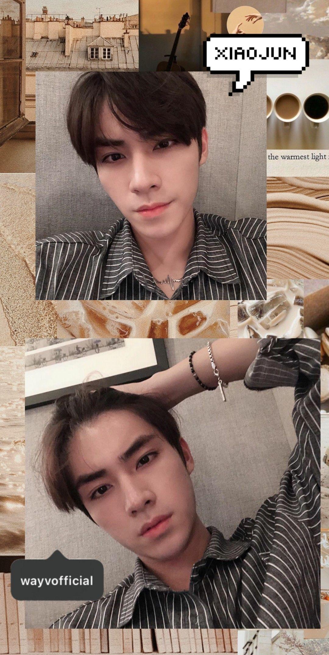 1080x2150 Xiaojun wayv aesthetic wallpaper. Artis, Kpop