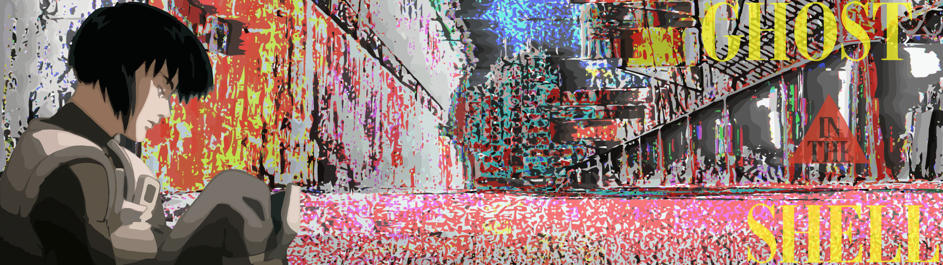 3840x1080 Dual Screen Vaporwave Dual Monitor Wallpaper