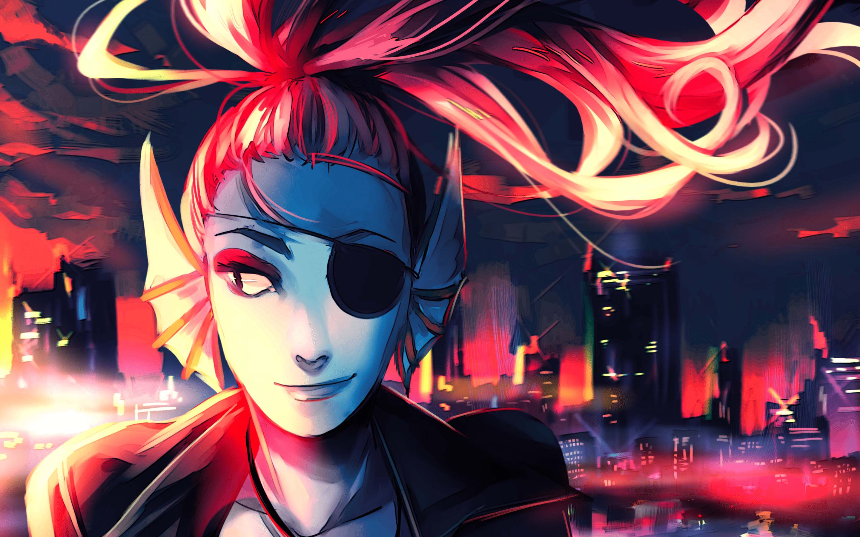 2880x1800 Download Wallpaper Undyne, Close Up, Manga, Undertale Characters, Artwork, Protagonist, Undertale For Desktop With Resolution 2880x1800. High Quality HD Picture Wallpaper