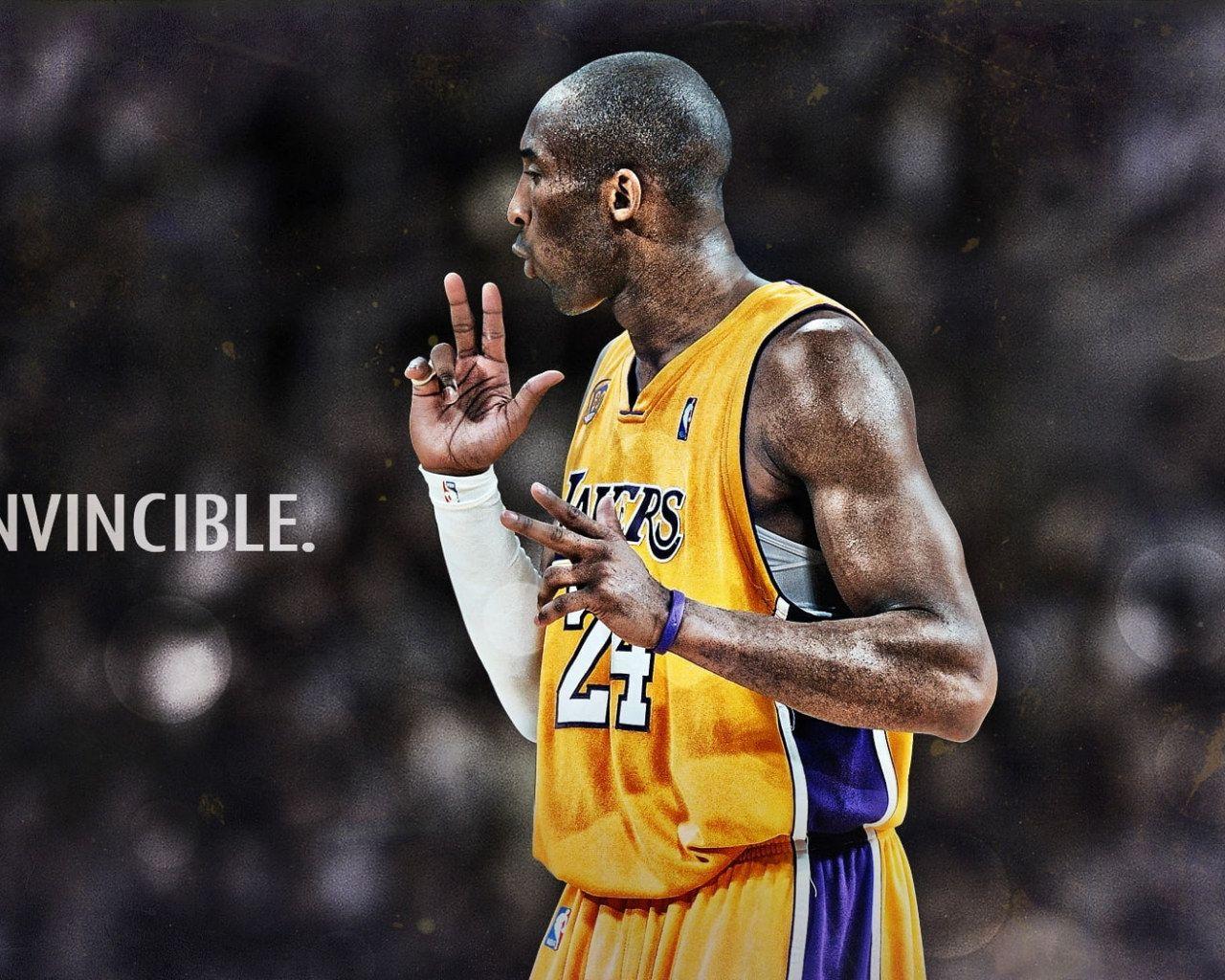 1280x1024 Sports Wallpaper • Kobe Bryant Invincible HD Wallpaper, Kobe Bryant, Sports, Basketball • Wallpaper For You The Best Wallpaper For Desktop & Mobile