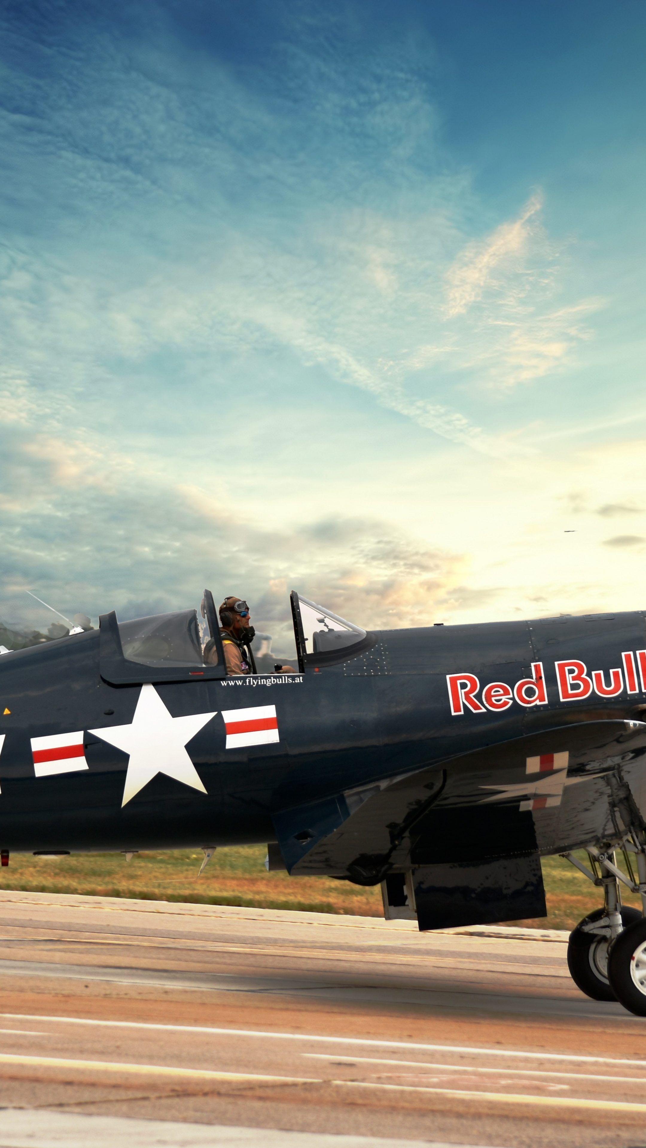 2160x3840 Vought F4U Corsair Flying Bulls 6K UHD Wallpaper