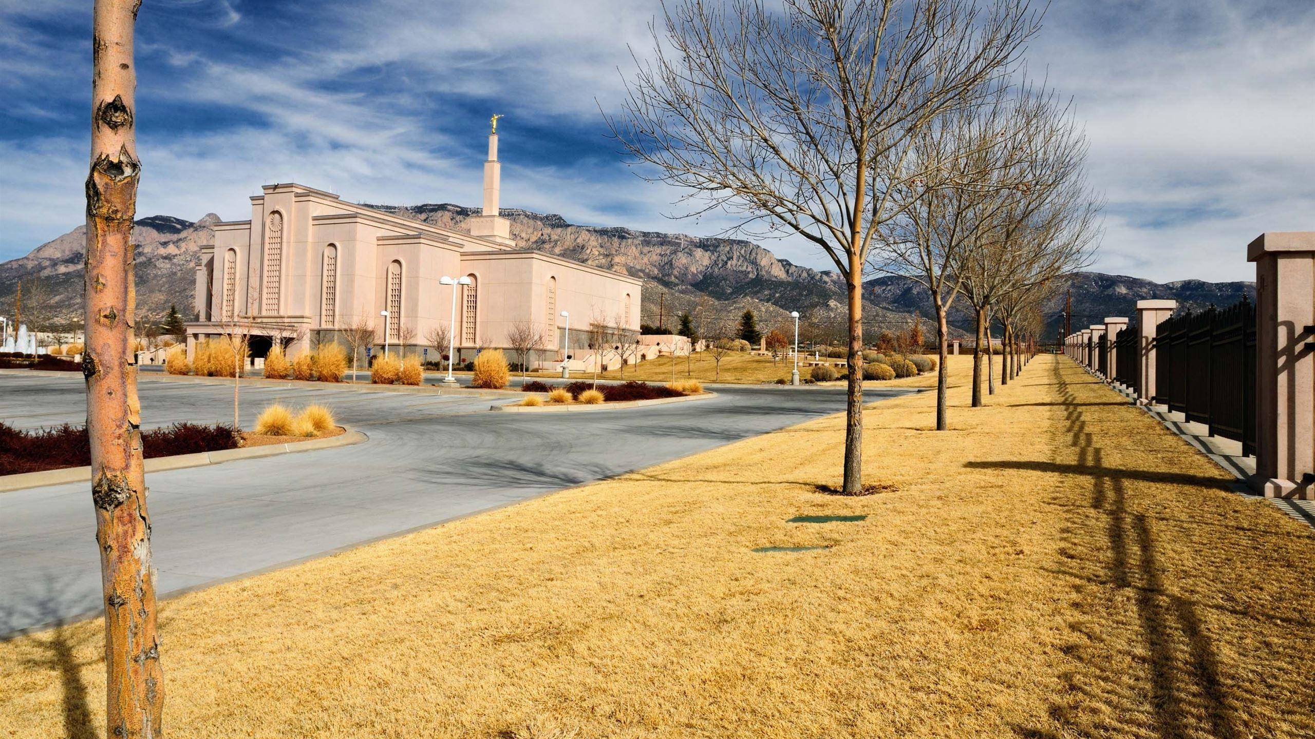 2560x1440 Albuquerque New Mexico Lds Temple MacBook Air Wallpaper Download