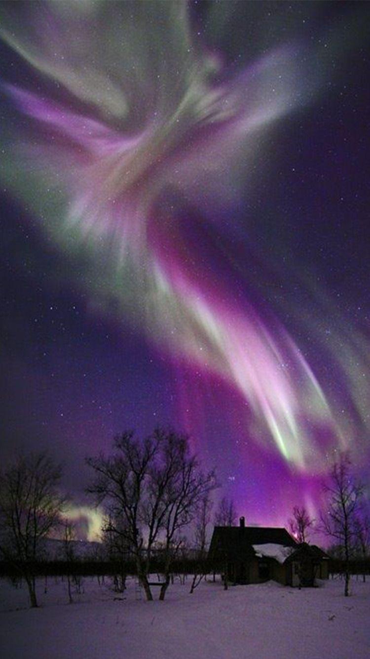 750x1334 Iphone Sky Night Northern Lights Wallpaper Background Aurora Borealis Lockscreen HomeScreen Boreal Lockscreens Homescreens