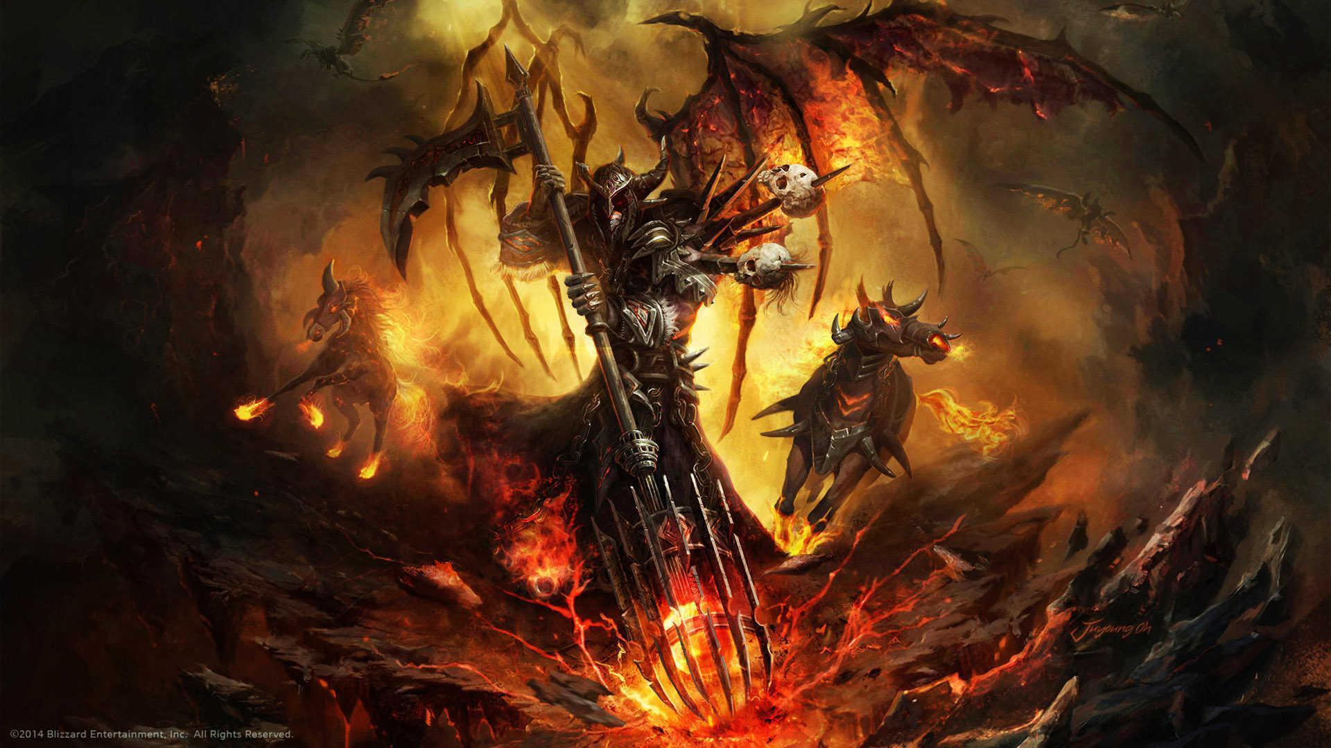 1920x1080 Warlock Wallpaper HD