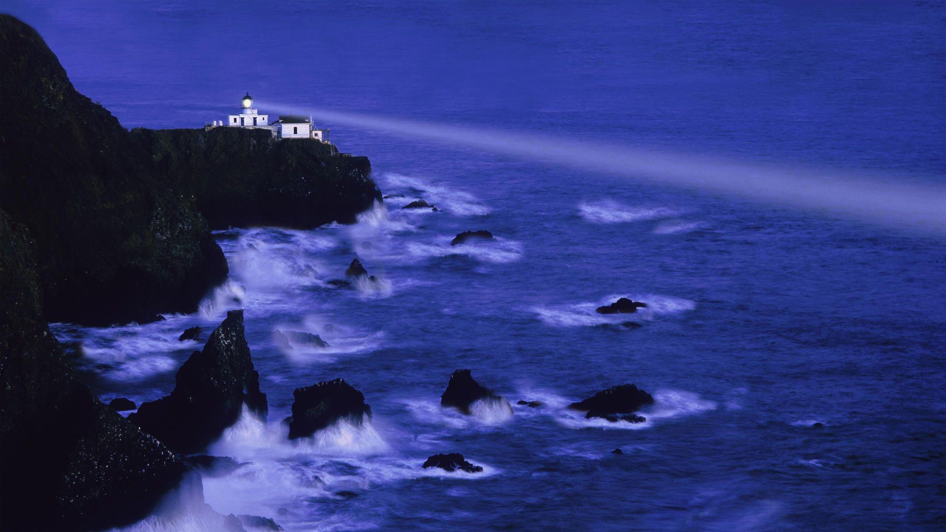 1920x1080 Lighthouse, desktop, county, california, background, marin, wallpaper, point, majestic, beacon, light, bonita