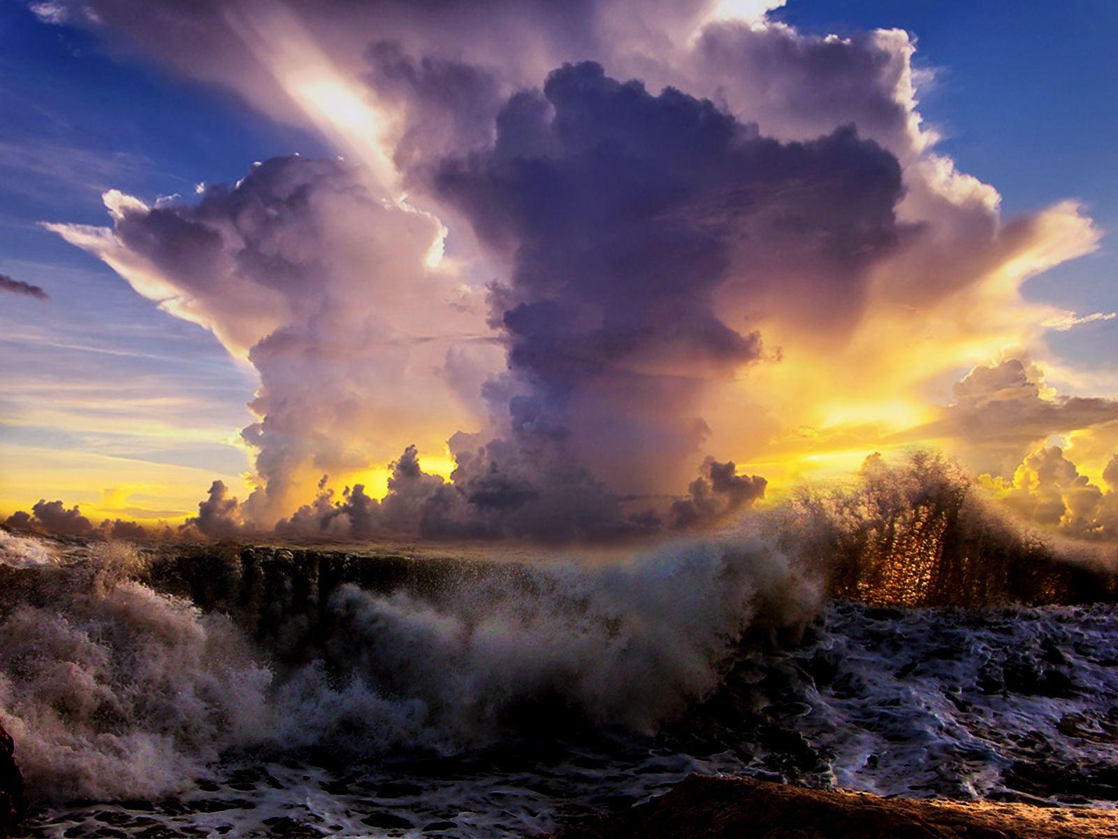 1600x1200 Nuclear Sunrise Windows 7 Scenery Desktop Wallpaper. Scenery wallpaper. Windows 10 Wallpaper