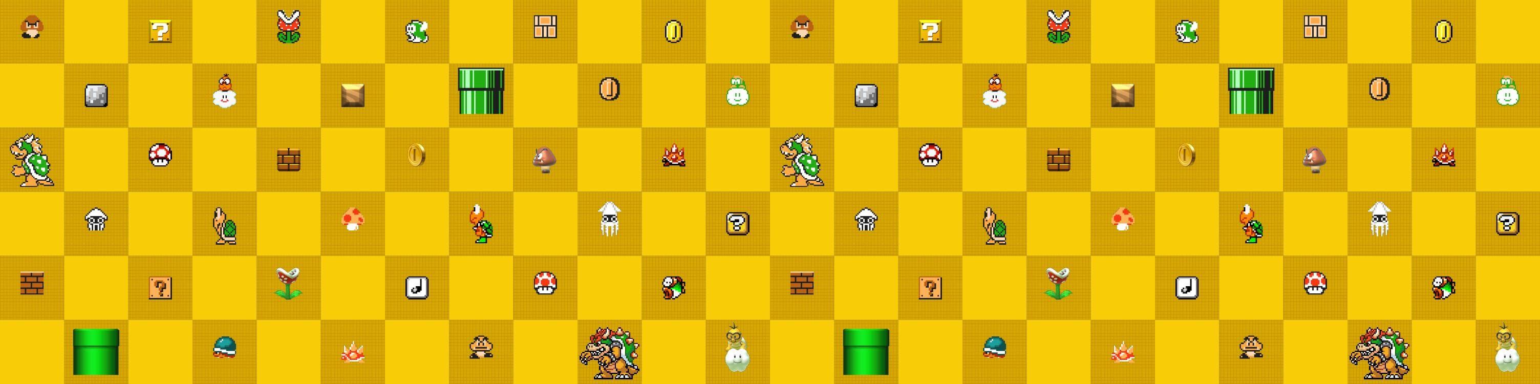 3008x750 Super Mario Maker Desktop Background Wallpaper