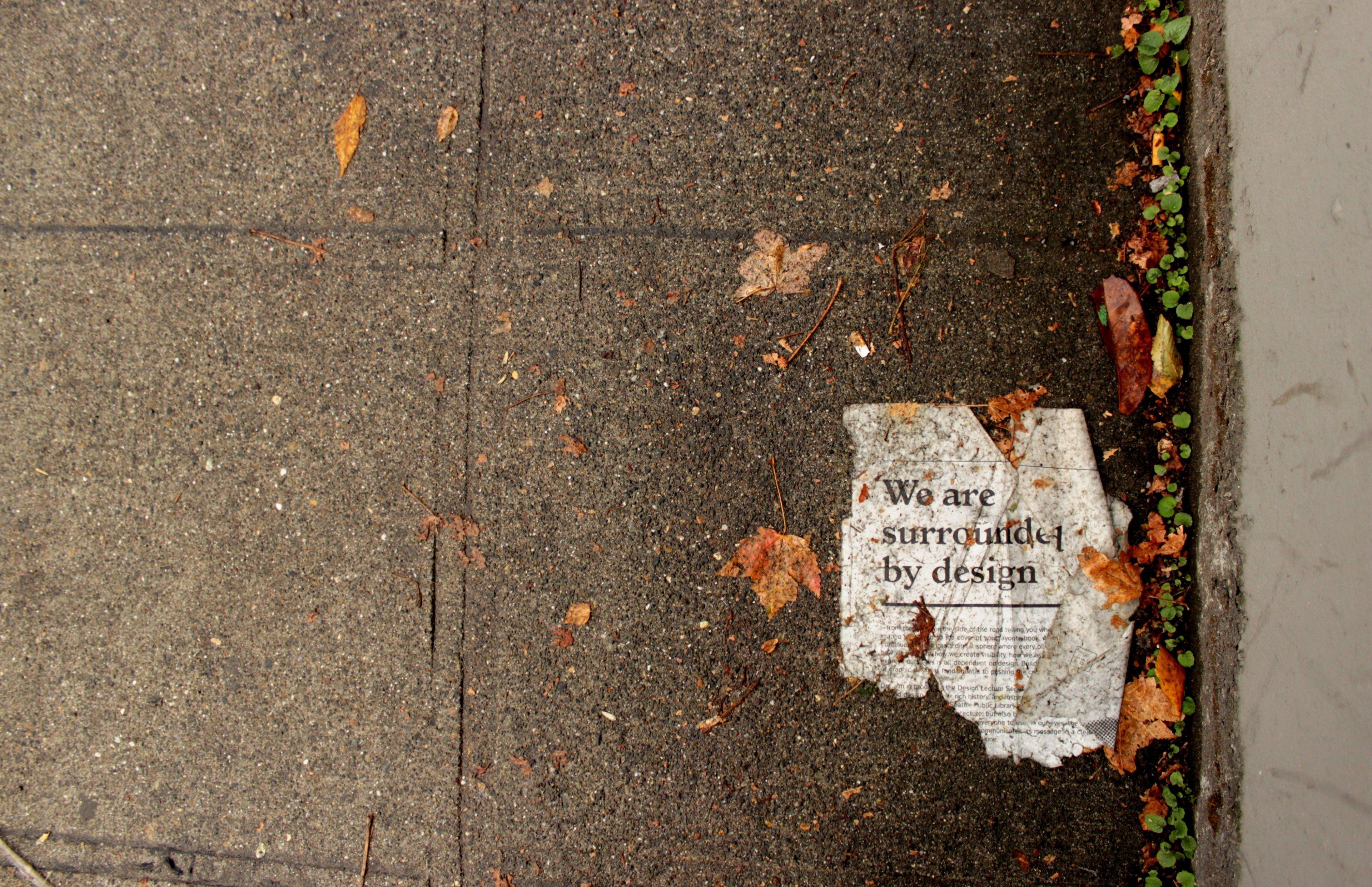 3840x2484 Wallpaper / pavement sidewalk concrete and newspaper HD 4k wallpaper
