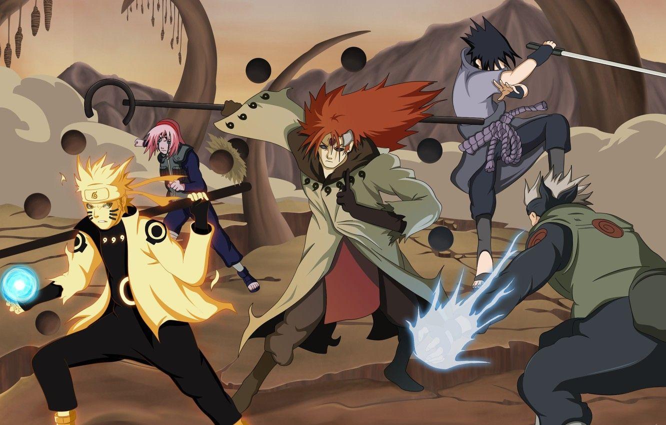 1332x850 Naruto Sasuke Sakura Kakashi Wallpaper
