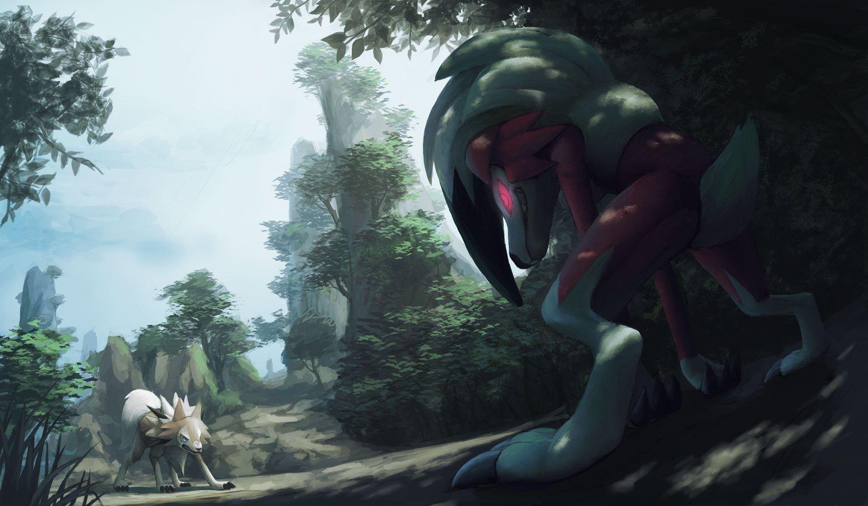 1701x992 Pokémon Midday & Midnight. Pokemon sun, Pokemon, Pokemon alola