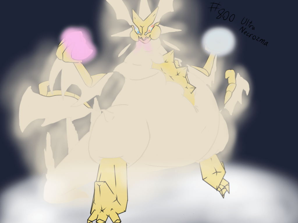 1024x768 Ultra Necrozma, But Fat by eyeoflucario - Fur Affinity [dot] net