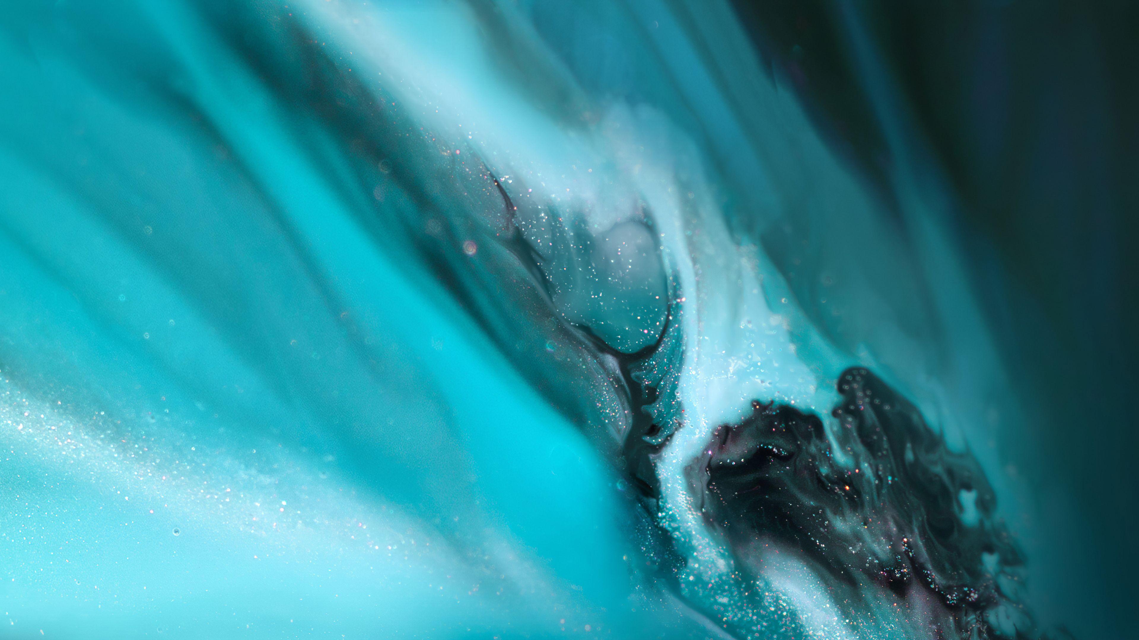 3840x2160 Teal Abstract 4K Wallpaper
