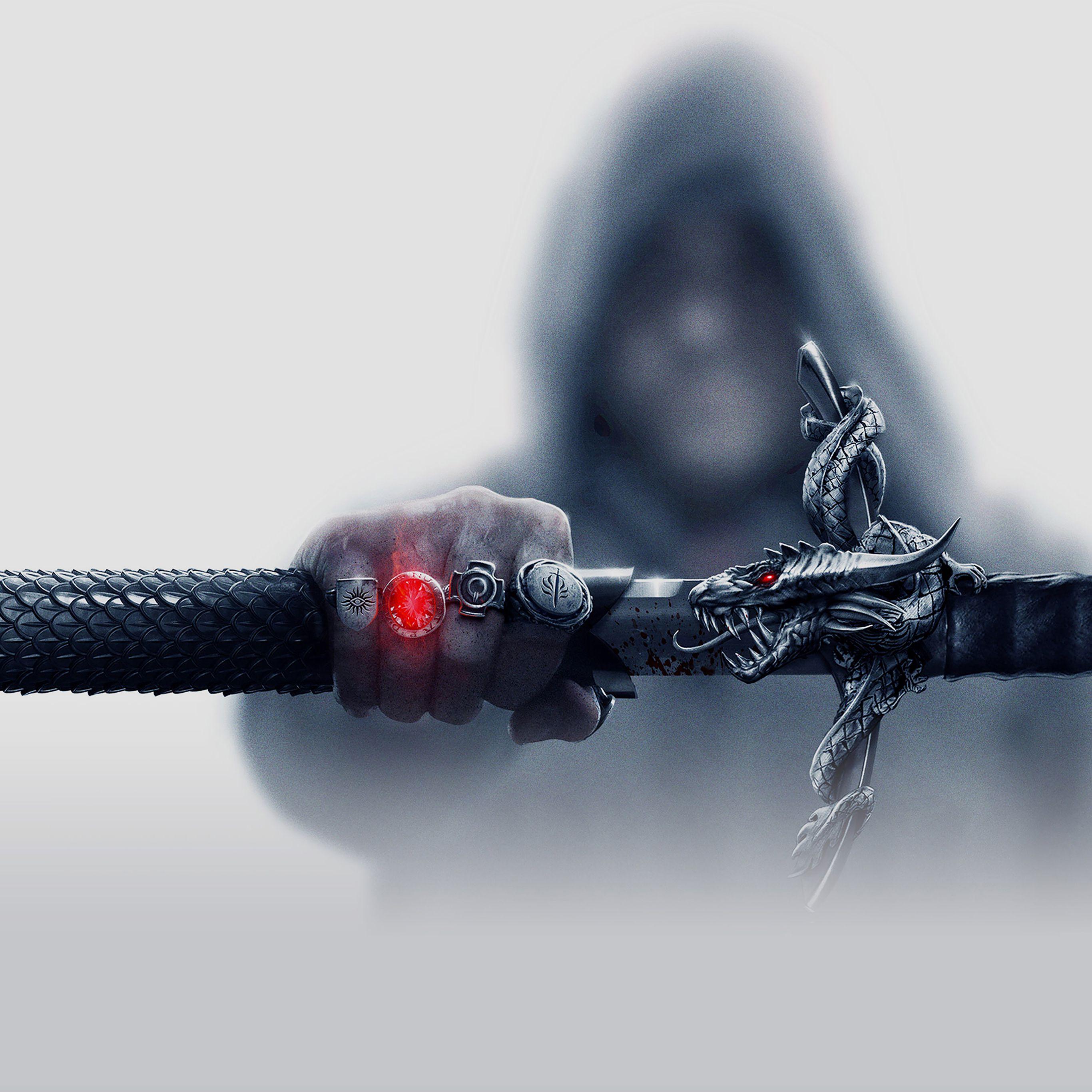 2732x2732 Sword Dragonage Inquisition Game Illust Art