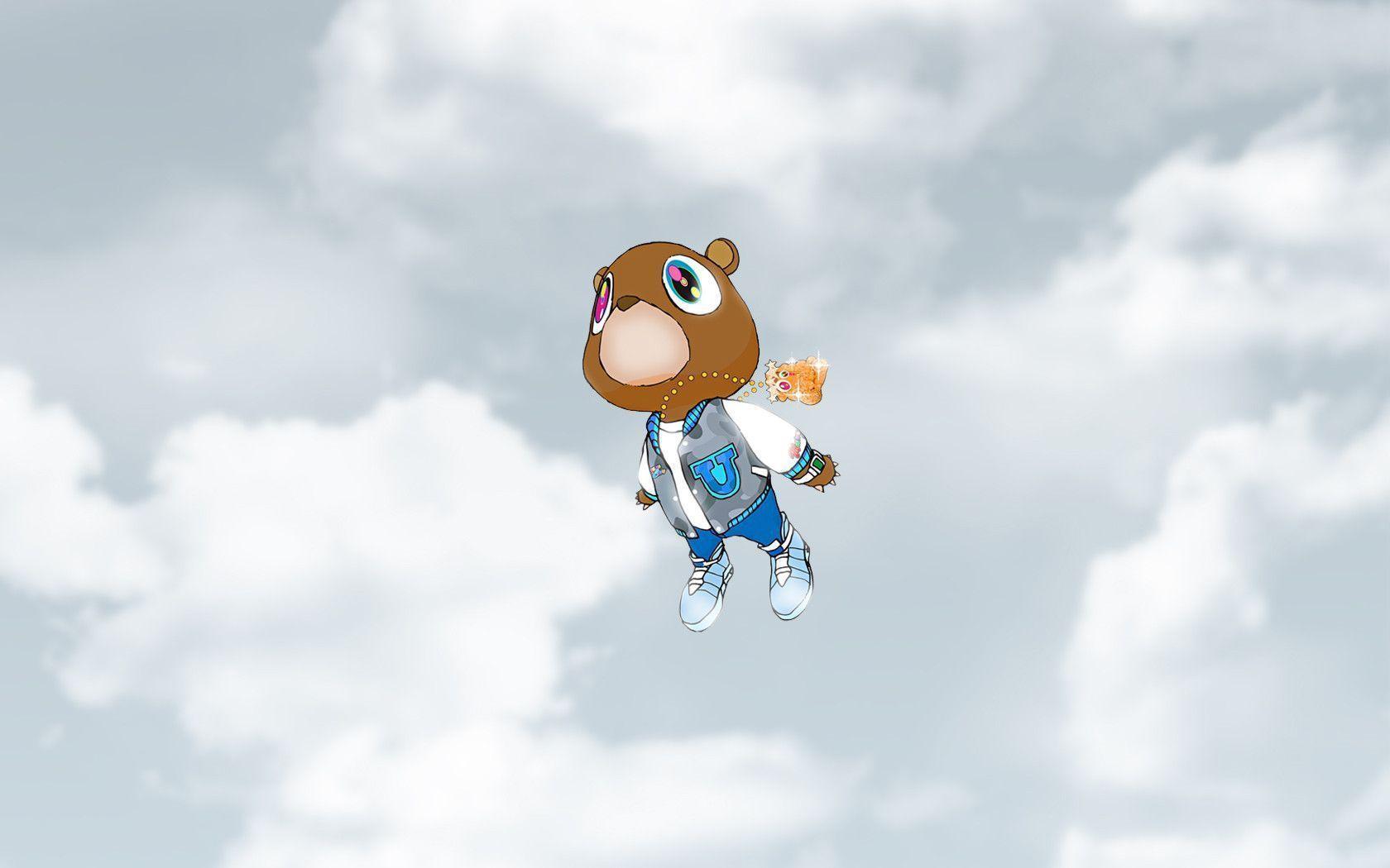 Download Kanye West Bear In Space With Angry Bear Wallpaper  Wallpaperscom