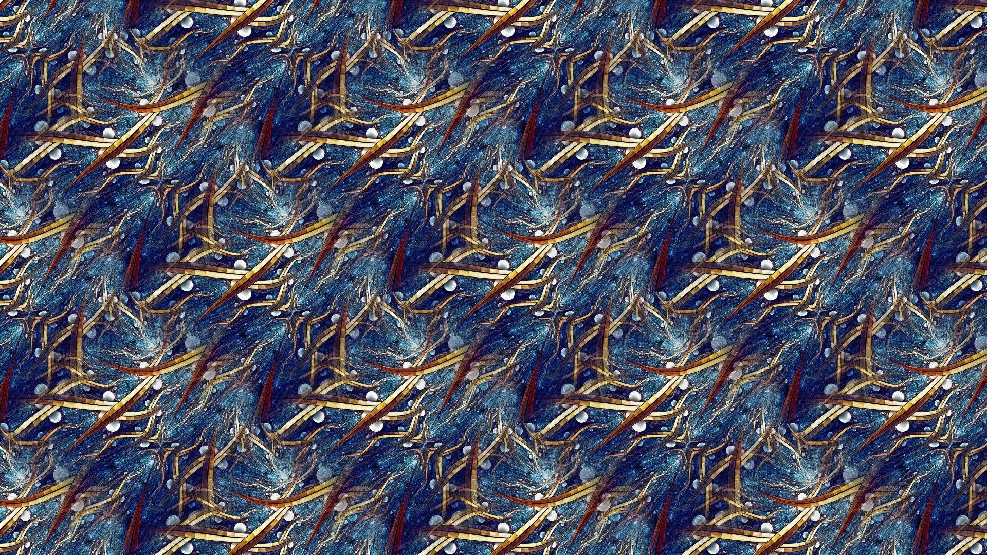 1920x1080 Beautiful Abstract Fractal Pattern Digital Art Wallpaper.
