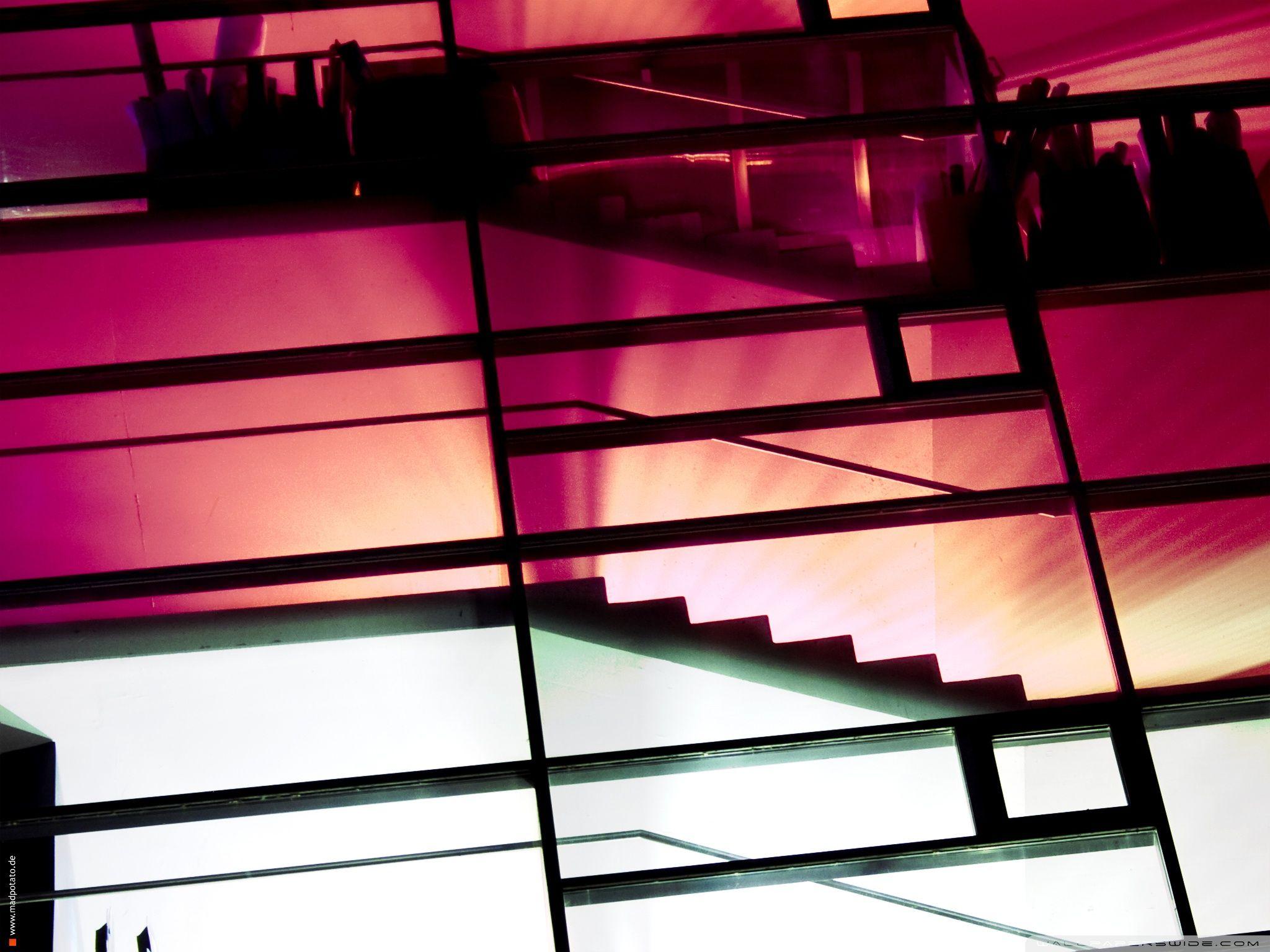 2048x1536 Abstract Architecture Photography (Pink) Ultra HD Desktop Background Wallpaper for 4K UHD TV : Widescreen & UltraWide Desktop & Laptop